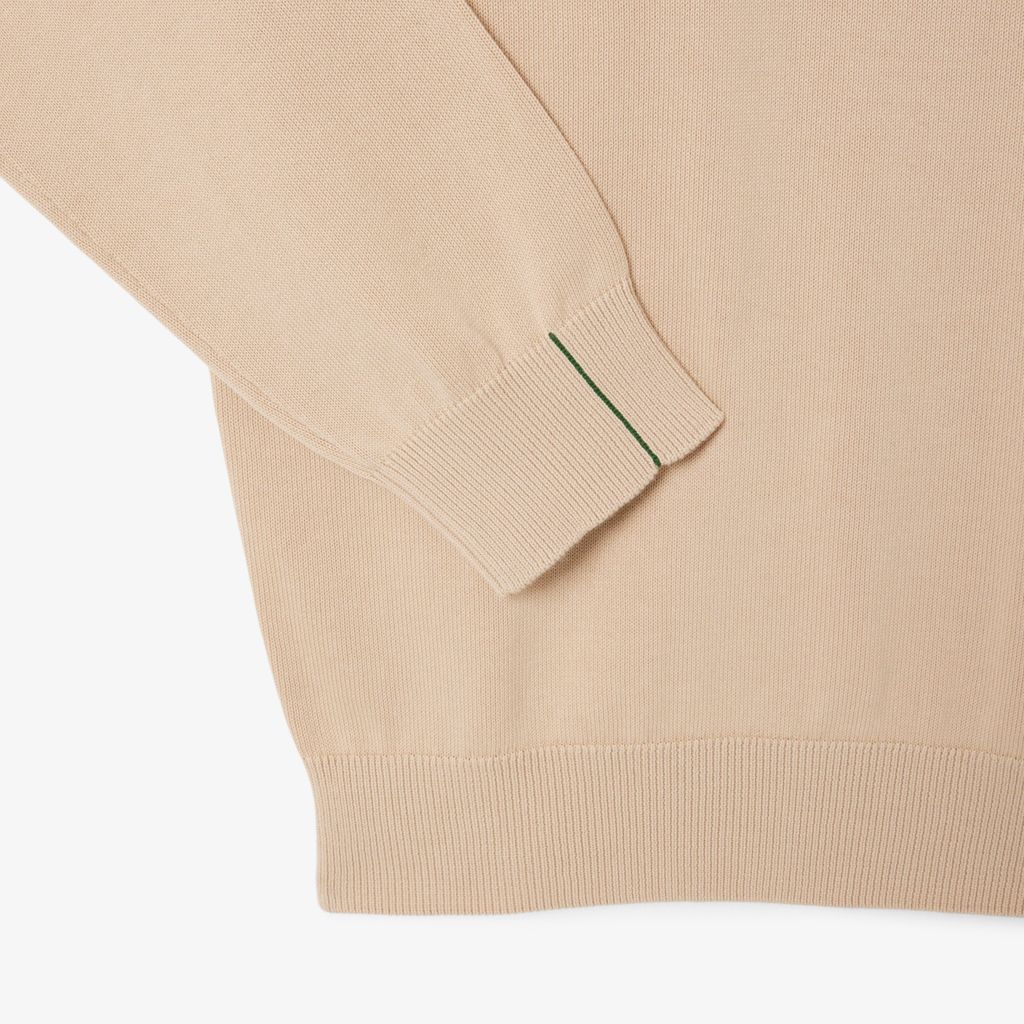 Áo Len Lacoste Nam Cổ Tròn Chất Liệu Cotton