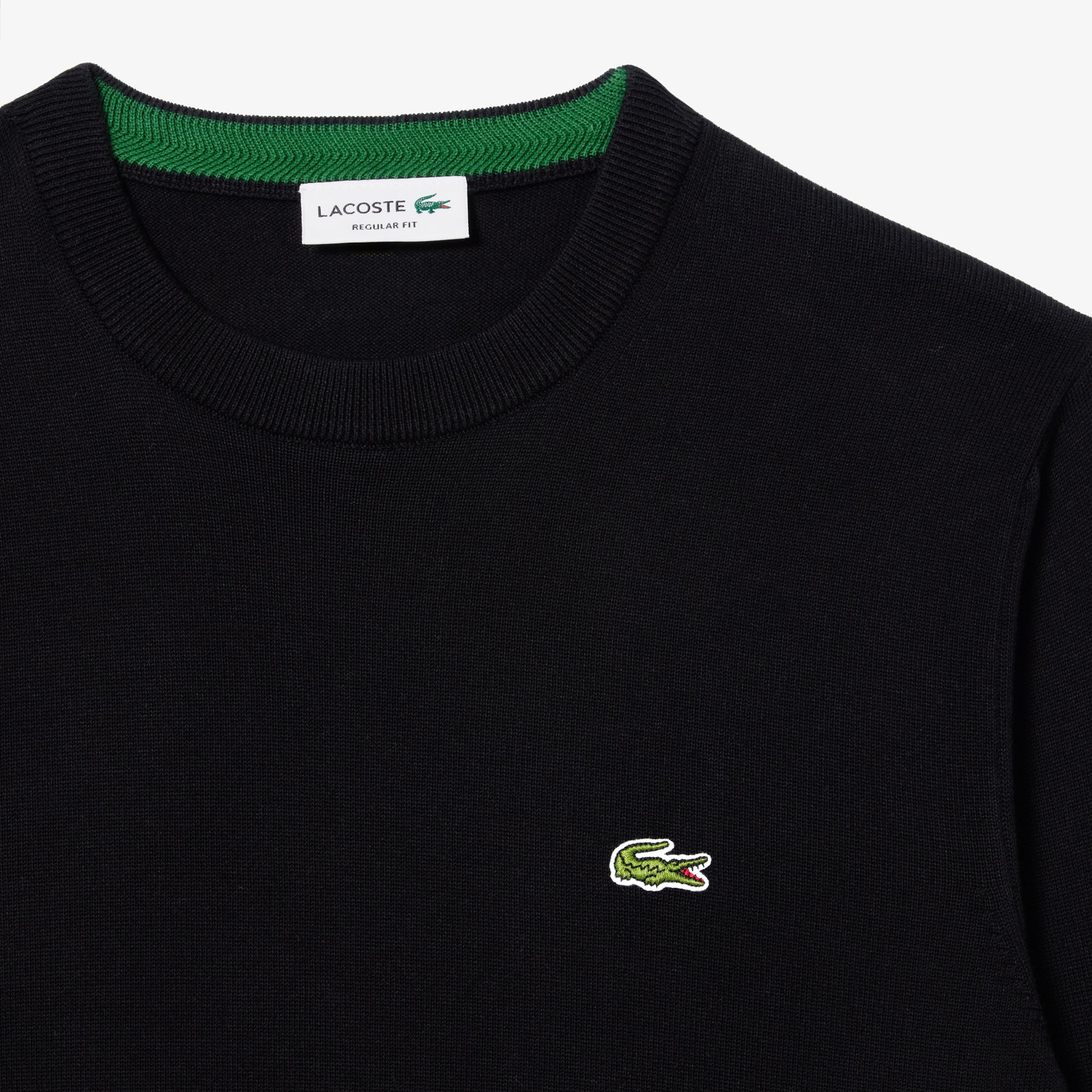 Áo Len Lacoste Nam Cổ Tròn Chất Liệu Cotton