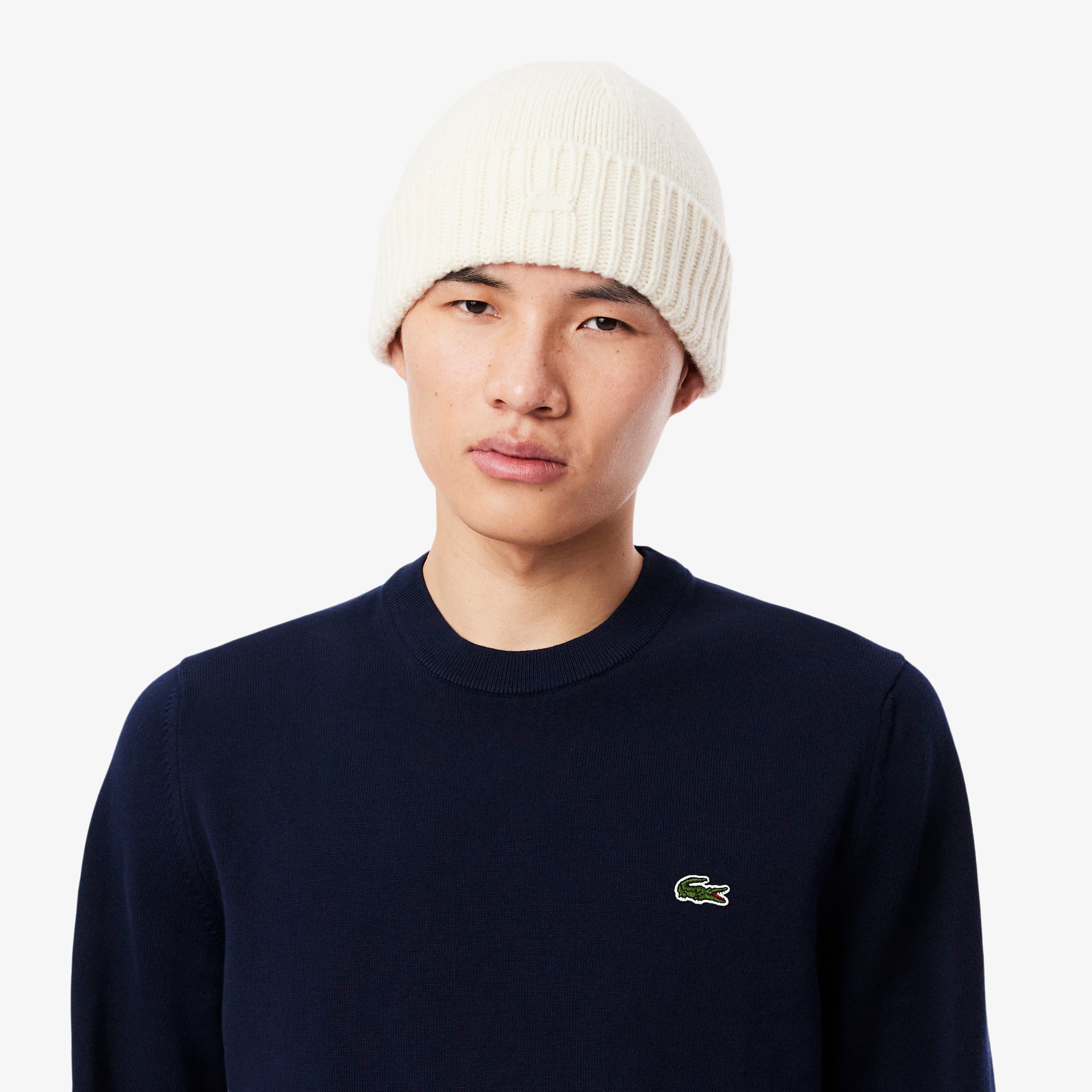 Áo Len Lacoste Nam Cổ Tròn Chất Liệu Cotton