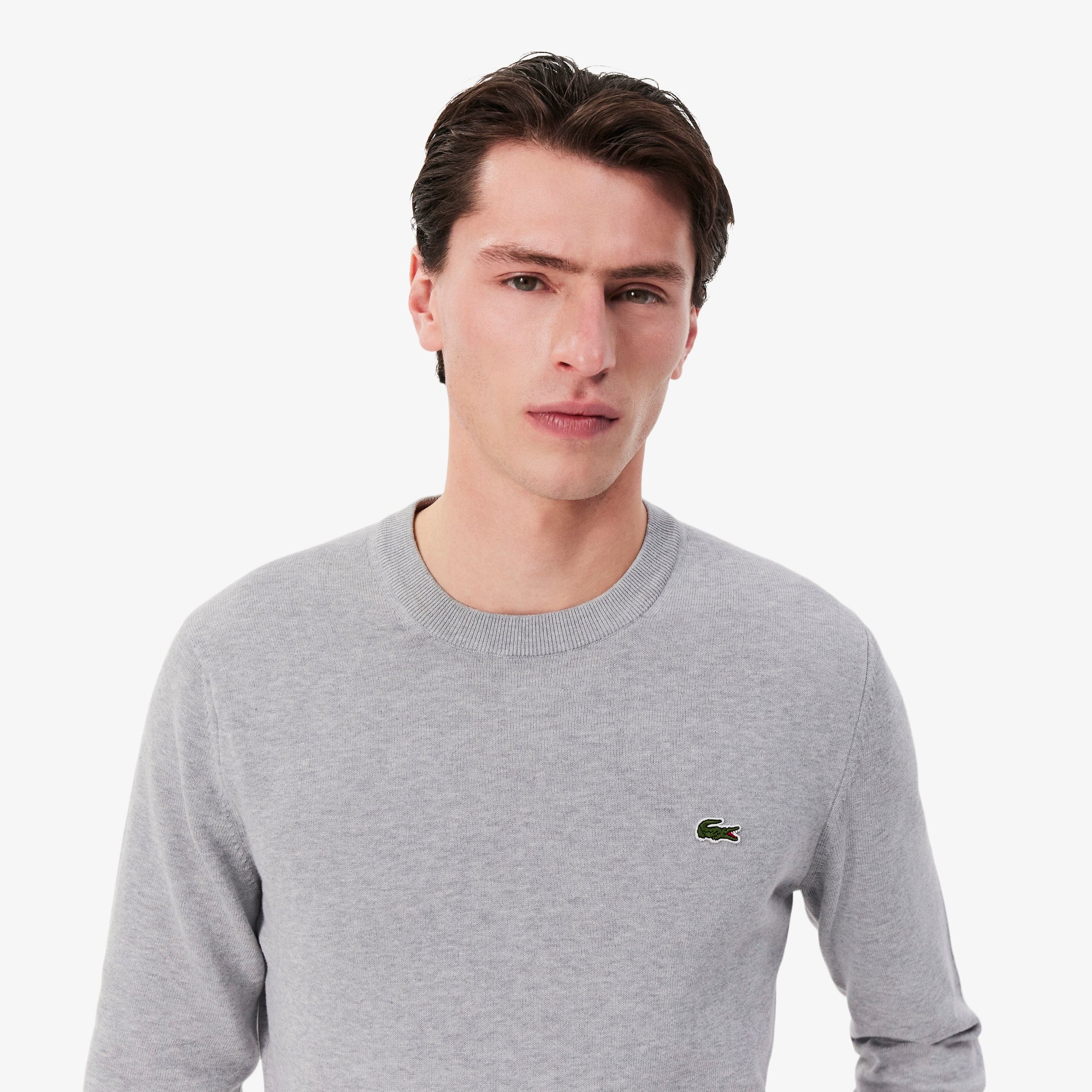 Áo Len Lacoste Nam Cổ Tròn Chất Liệu Cotton