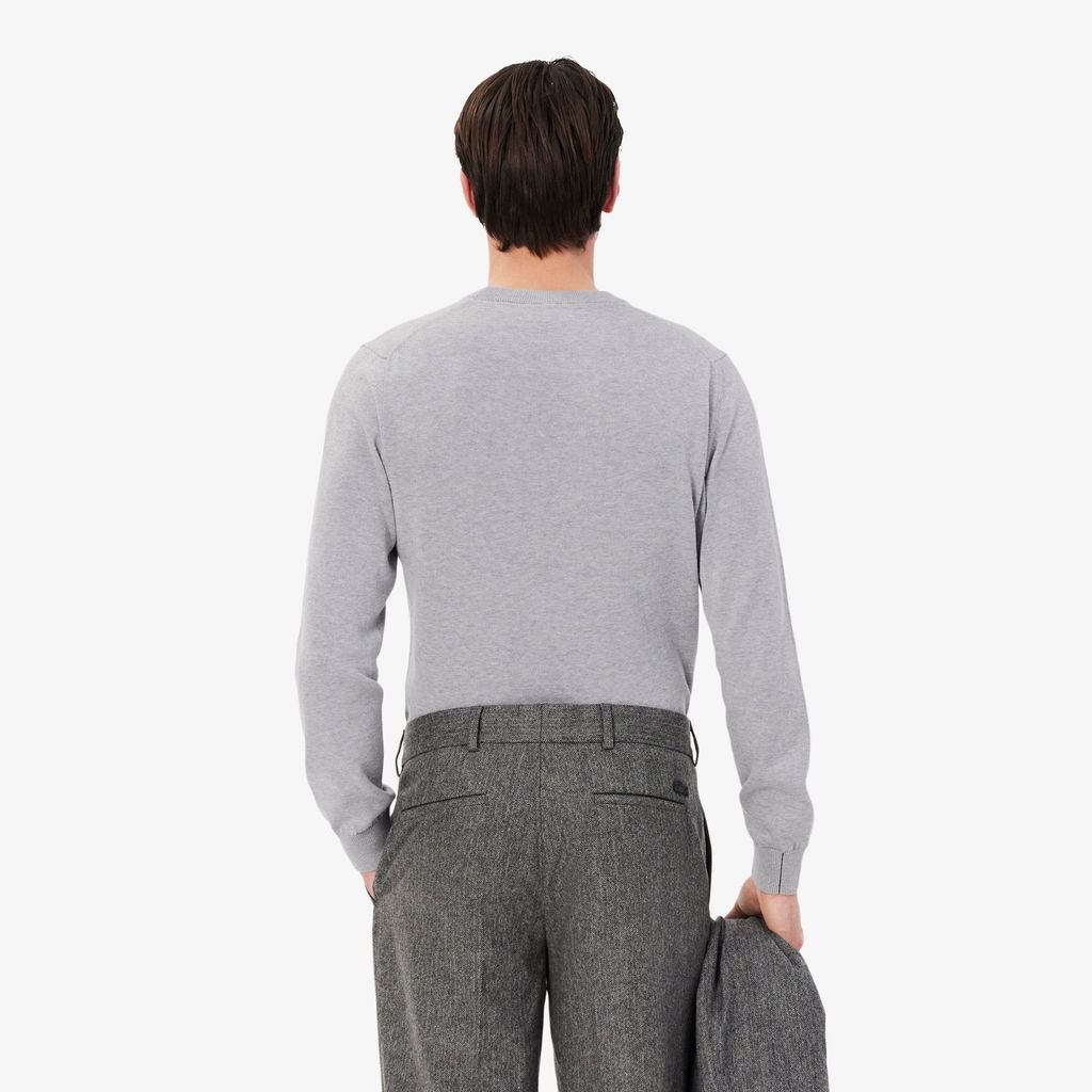 Áo Len Lacoste Nam Cổ Tròn Chất Liệu Cotton
