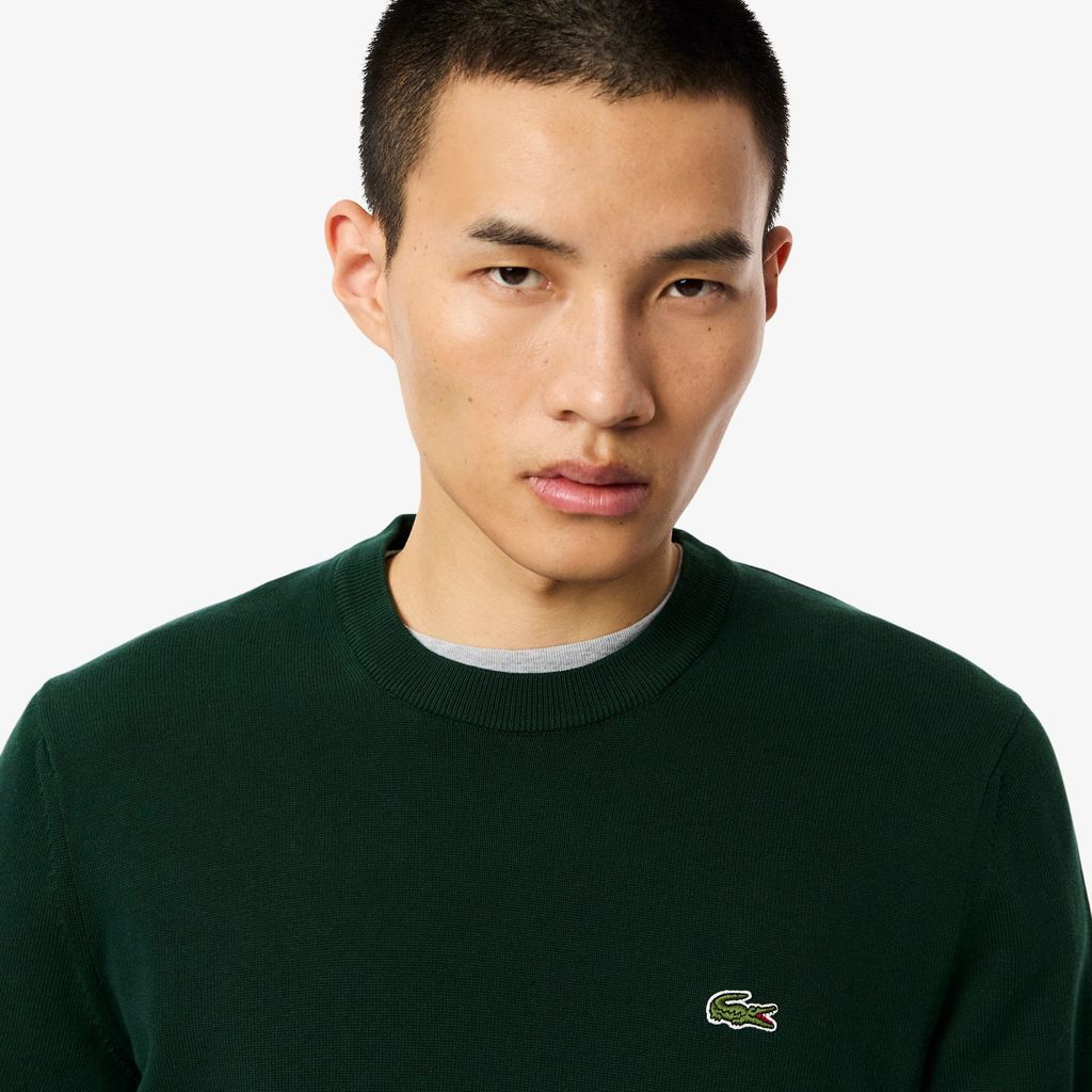 Áo Len Lacoste Nam Cổ Tròn Chất Liệu Cotton