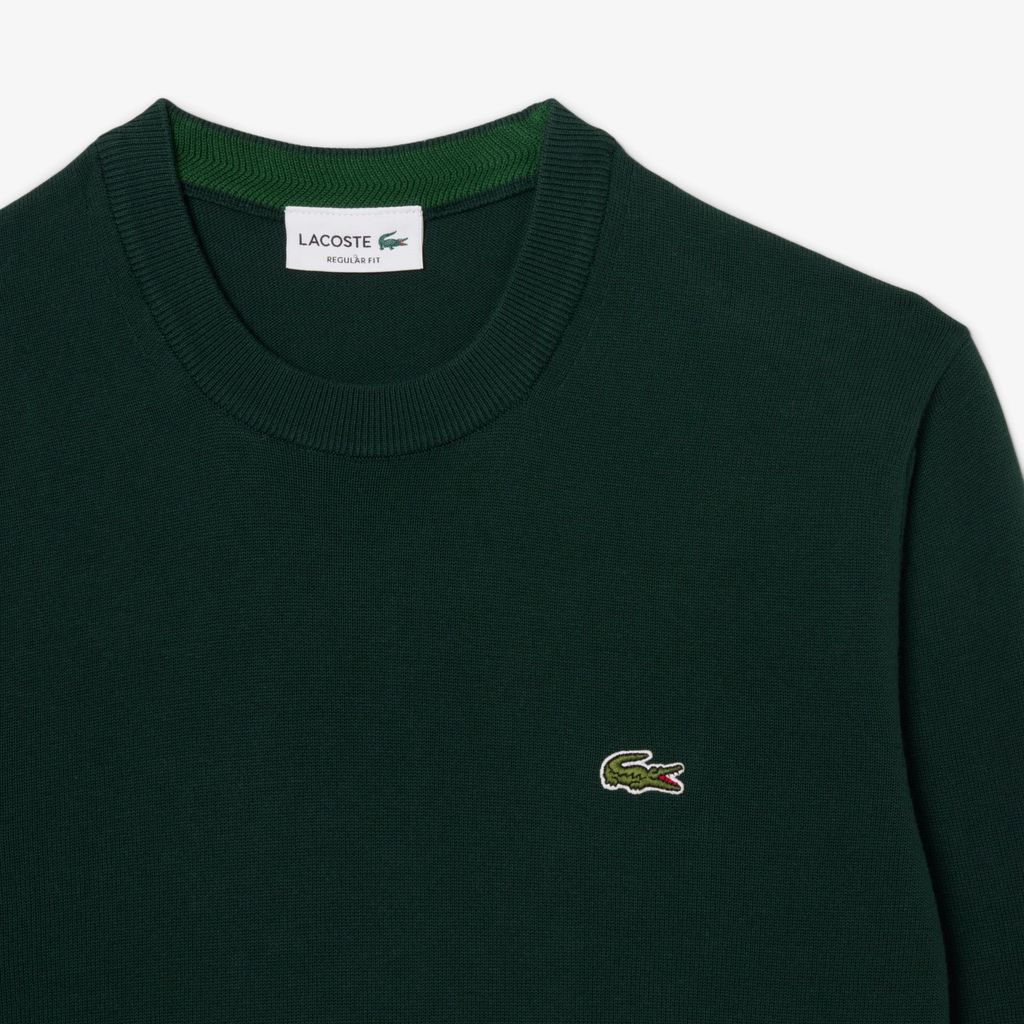 Áo Len Lacoste Nam Cổ Tròn Chất Liệu Cotton