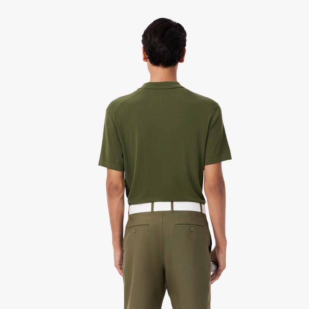 Áo Len Golf Lacoste Nam Cổ Polo Tay Ngắn