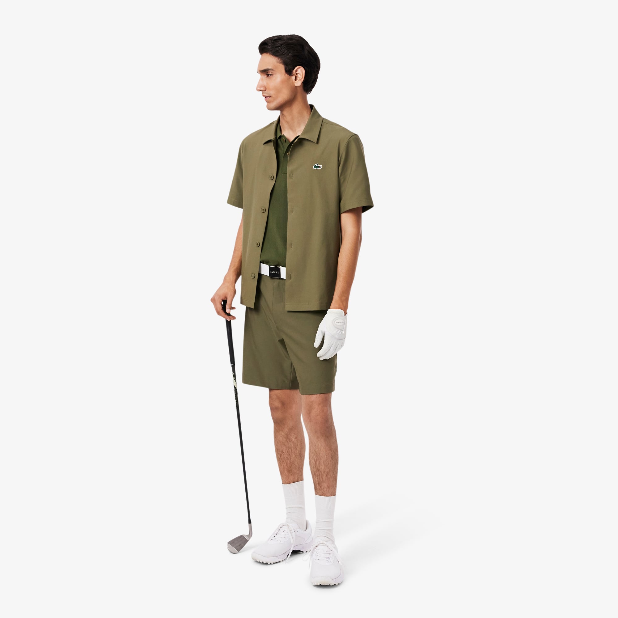 Áo Len Golf Lacoste Nam Cổ Polo Tay Ngắn