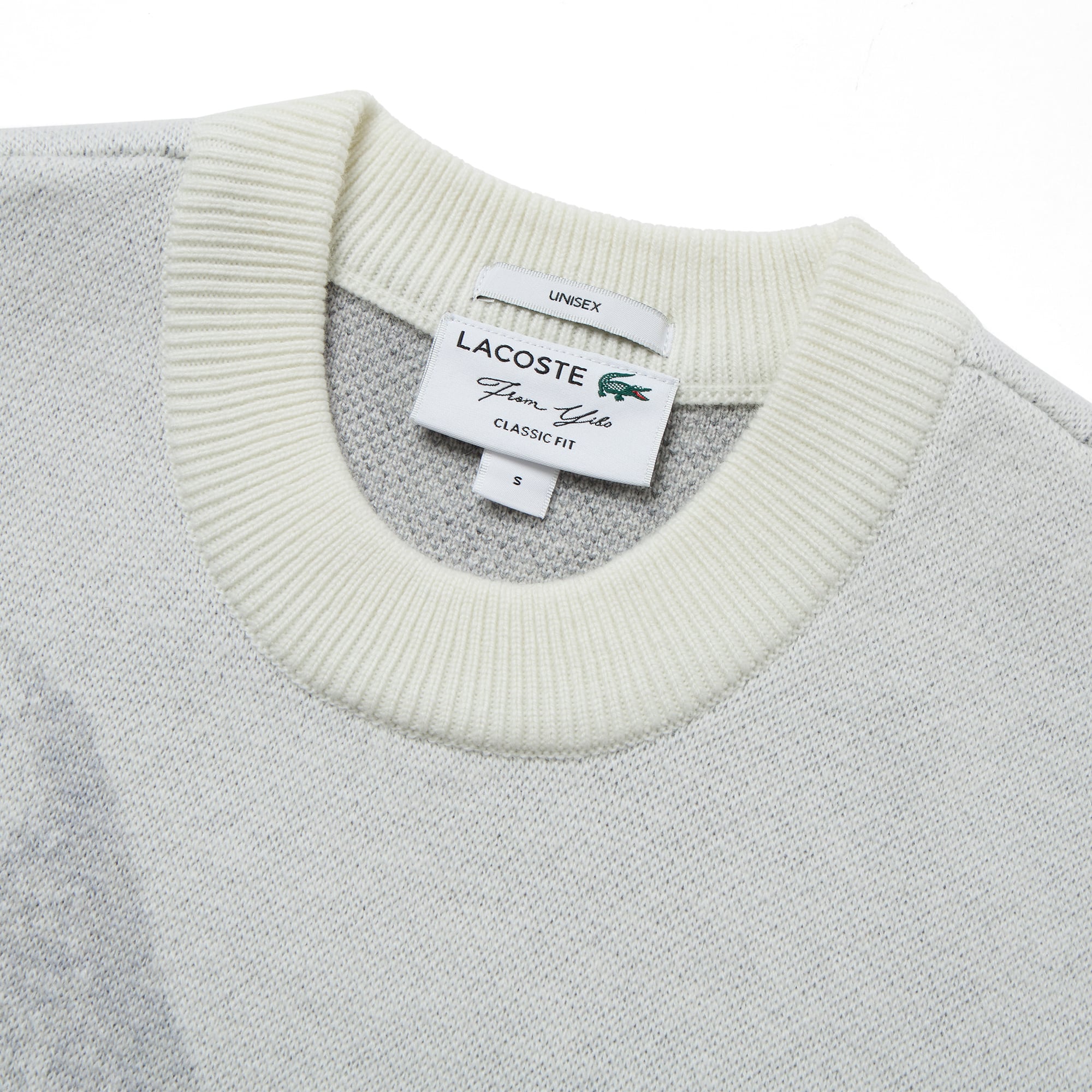 Áo Len Dệt Kim Lacoste Nam Họa Tiết Núi From Yibo