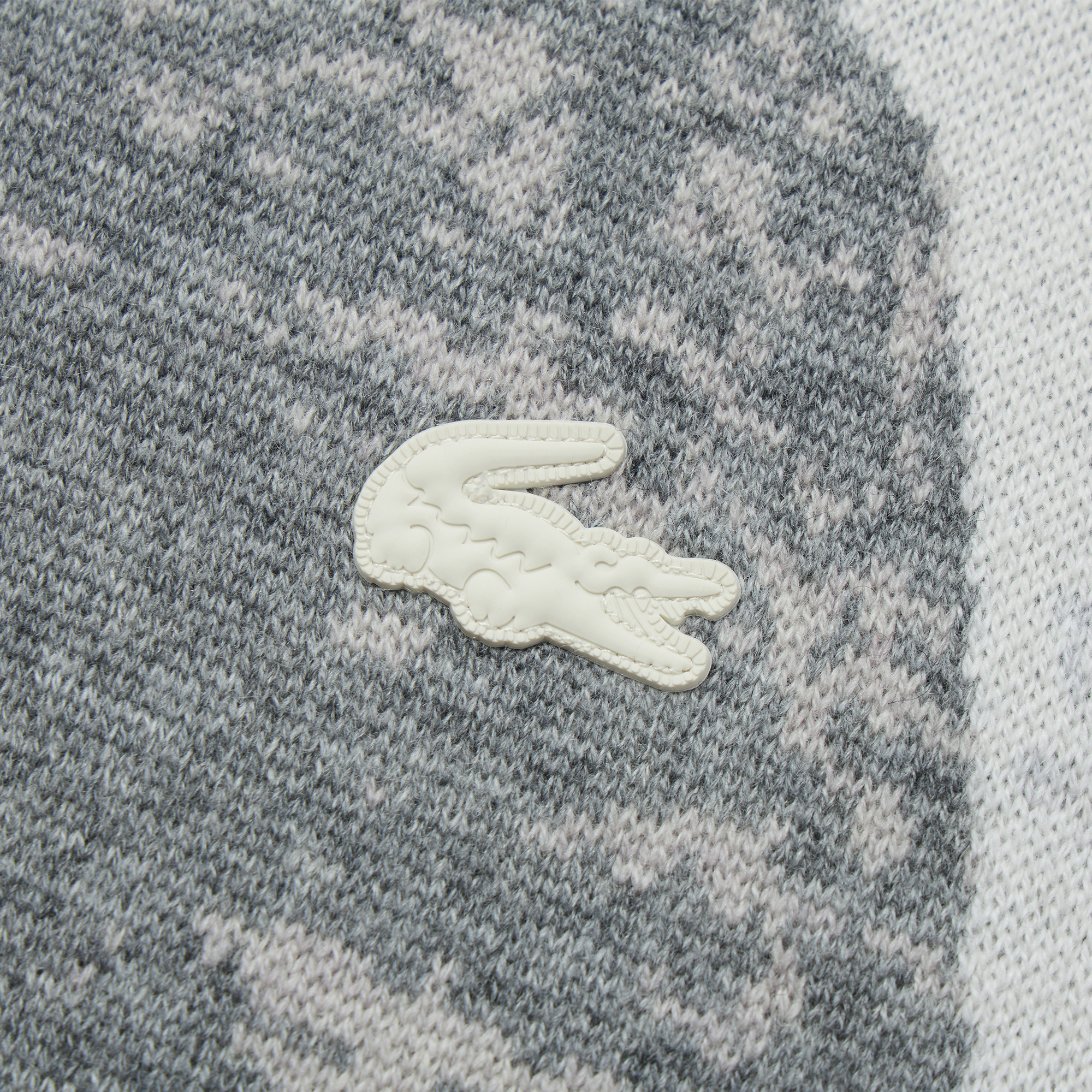 Áo Len Dệt Kim Lacoste Nam Họa Tiết Núi From Yibo