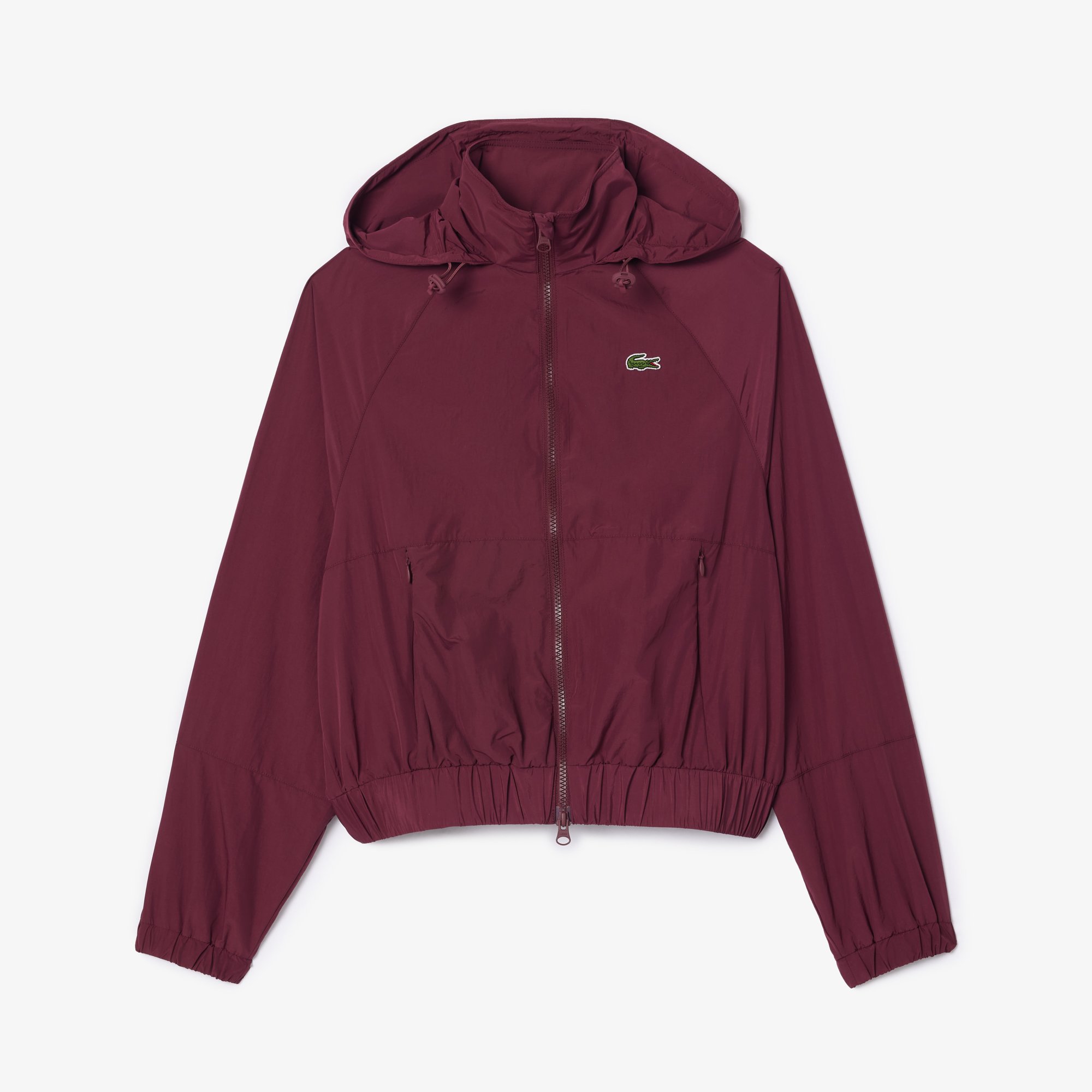 Áo Khoác Thể Thao Lacoste Nữ Dáng Rộng Chất Liệu Nylon