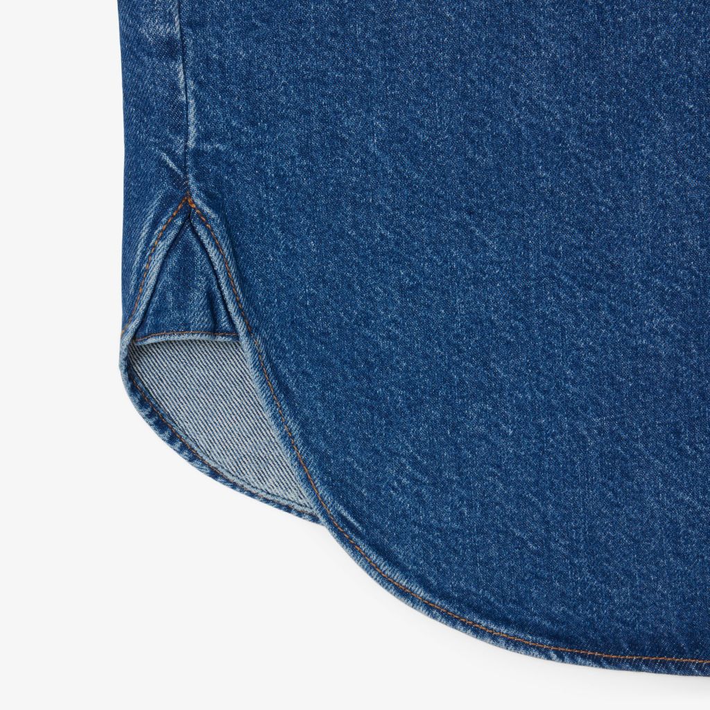 Áo Khoác Lacoste Nữ Dáng Rộng Chất Liệu Denim