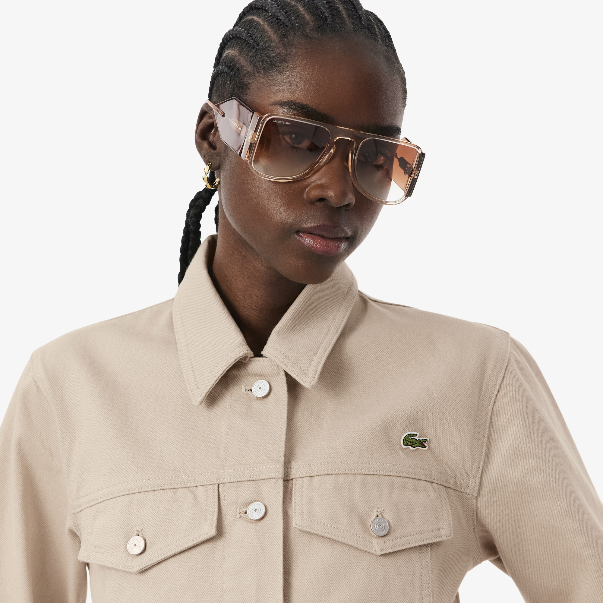 Áo Khoác Jeans Lacoste Nữ