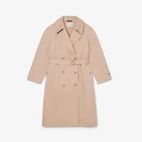 Áo Khoác Dài Lacoste Nữ Dáng Oversize Chống Thấm Nước