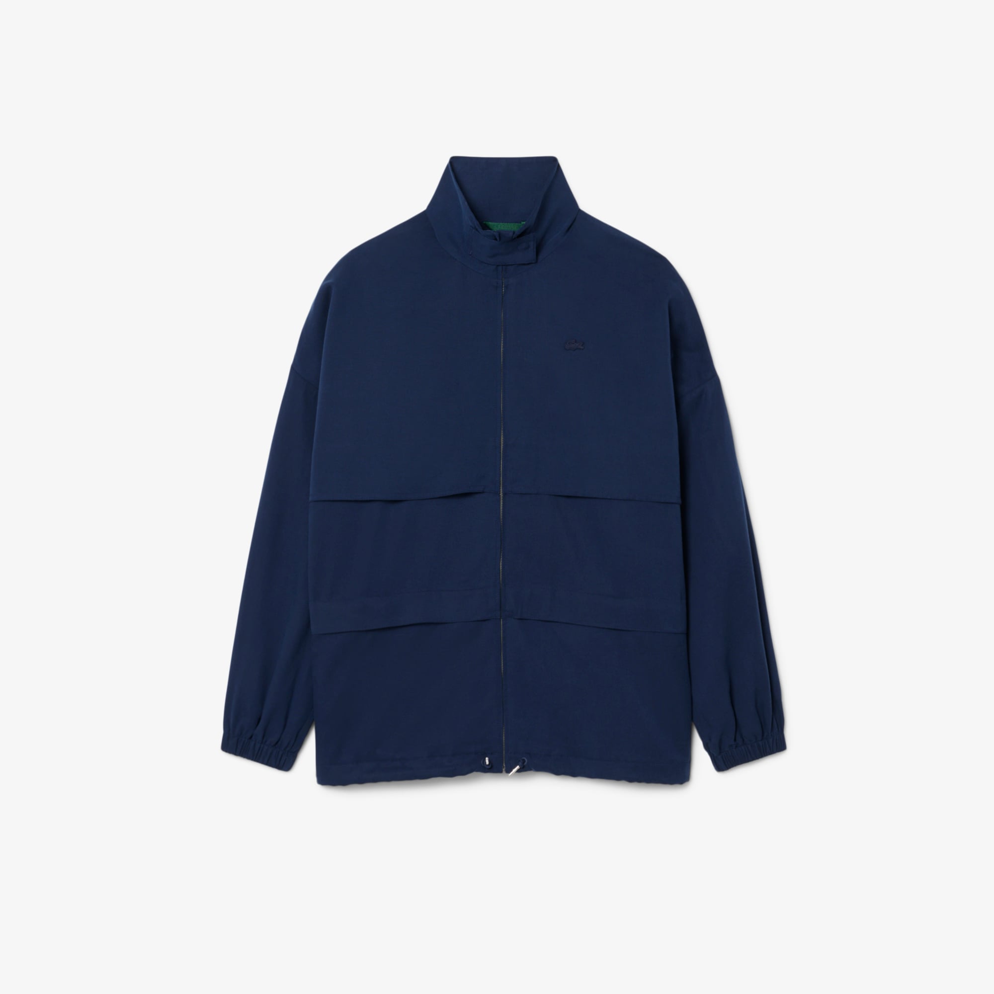 Áo Khoác Thể Thao Lacoste Nữ Dáng Oversize Chất Liệu Pha Linen