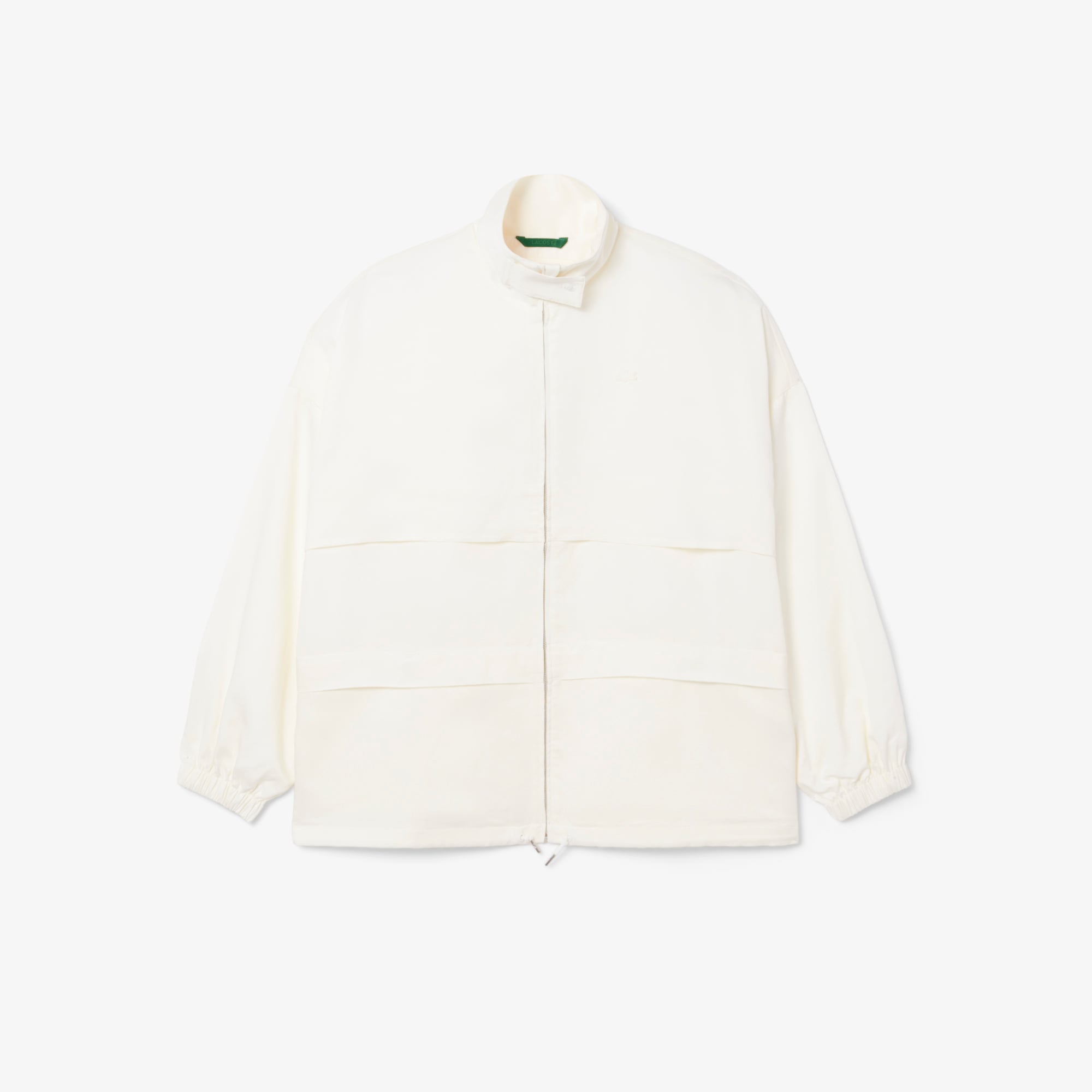 Áo Khoác Thể Thao Lacoste Nữ Dáng Oversize Chất Liệu Pha Linen