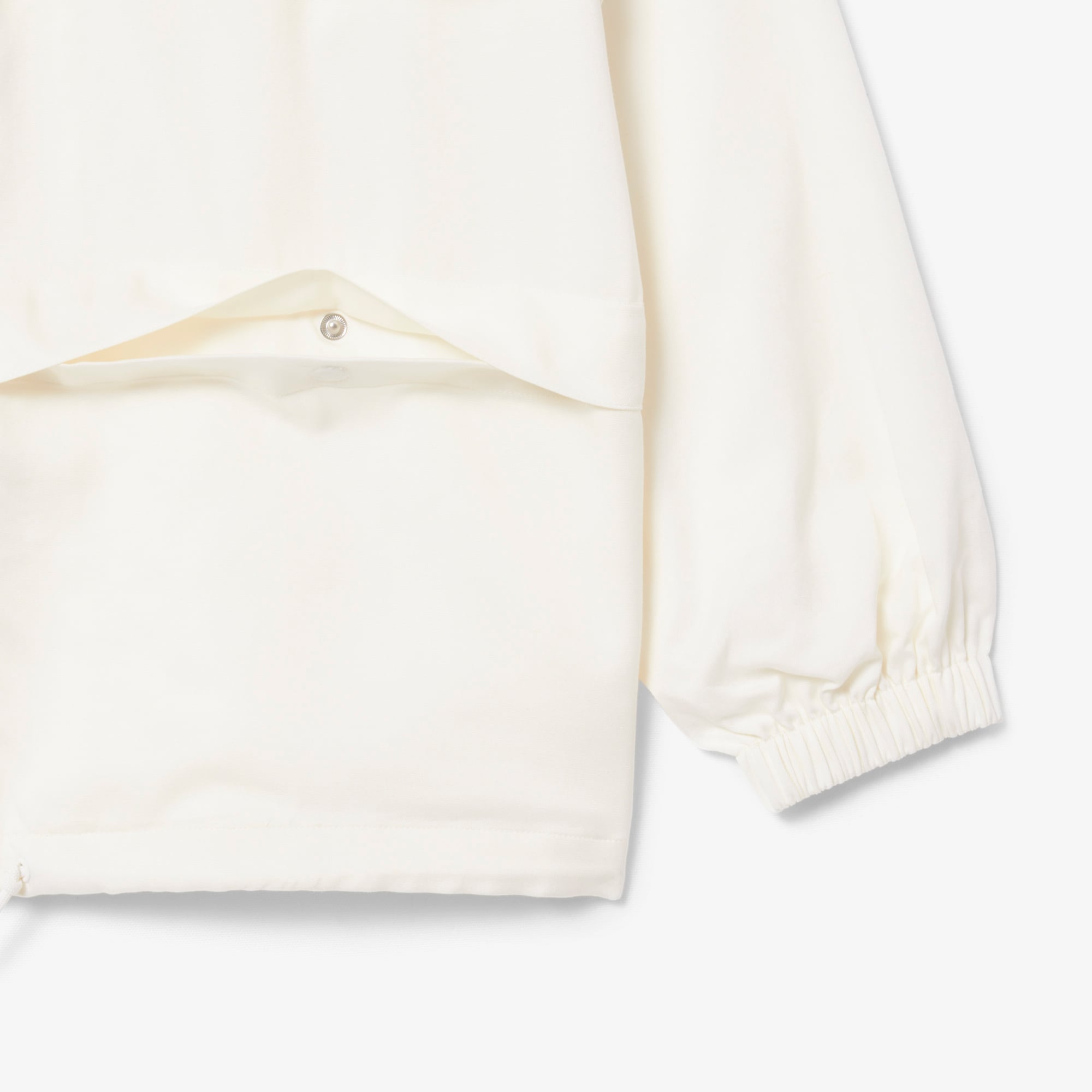 Áo Khoác Thể Thao Lacoste Nữ Dáng Oversize Chất Liệu Pha Linen