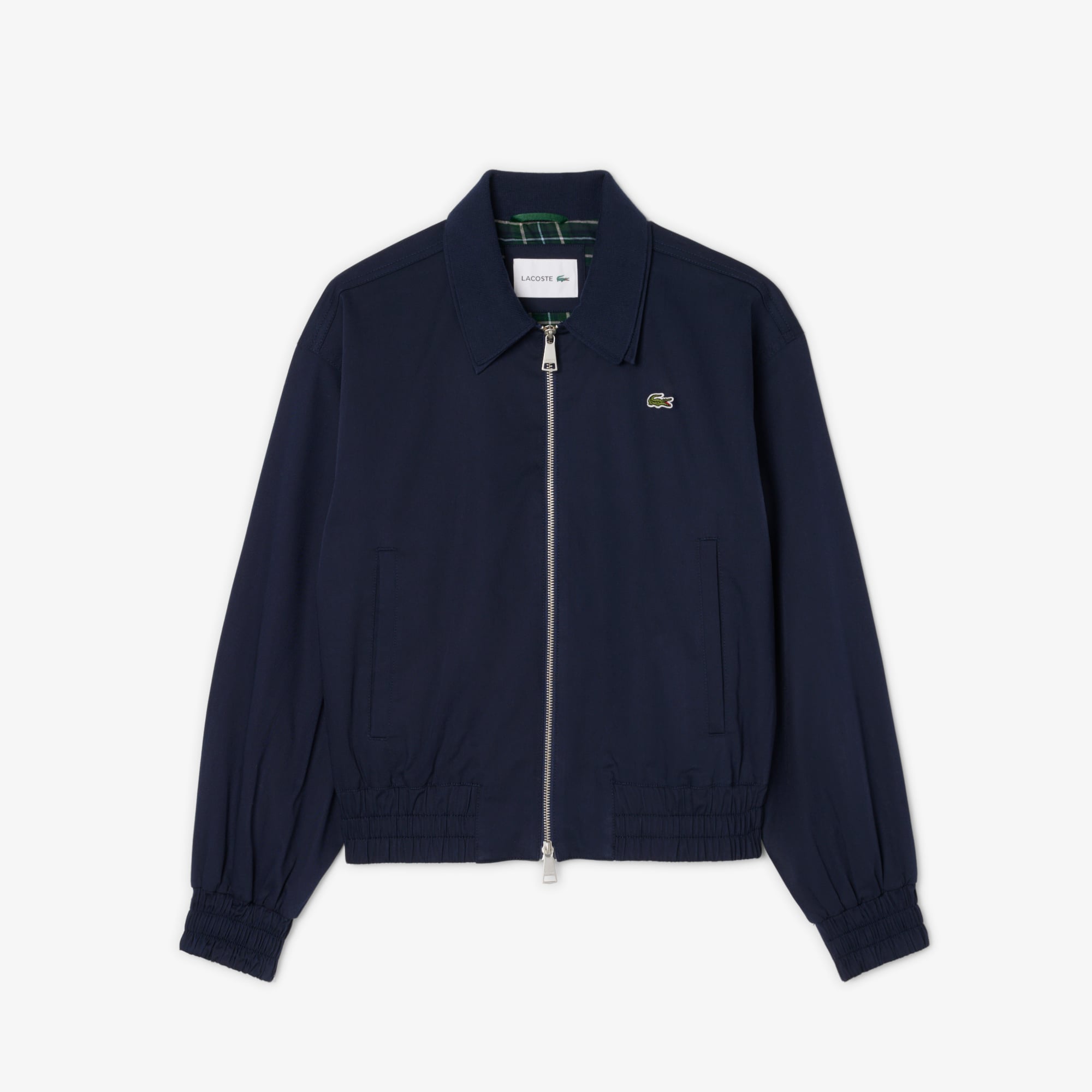 Áo Khoác Lacoste Nữ Gabardine Co Giãn Cổ Đôi