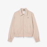 Áo Khoác Lacoste Nữ Gabardine Co Giãn Cổ Đôi