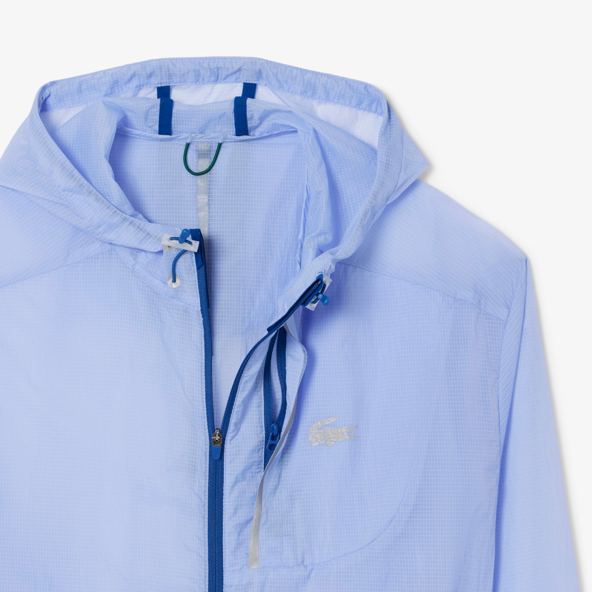 Áo Khoác Lacoste Nữ Có Mũ Chống Thấm Nước