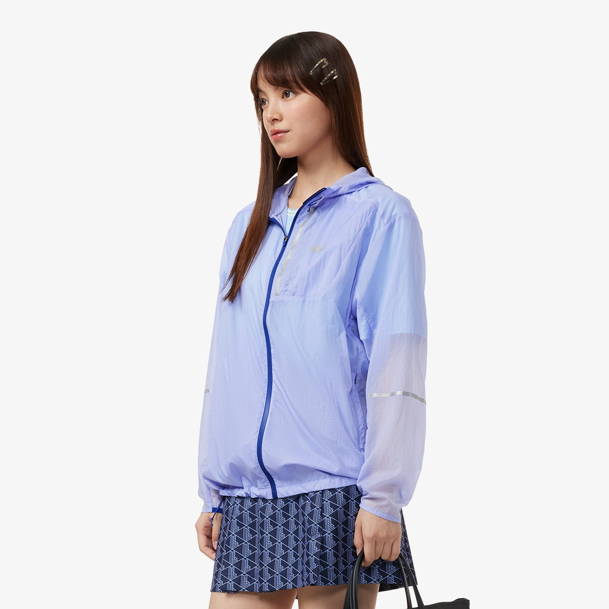 Áo Khoác Lacoste Nữ Có Mũ Chống Thấm Nước