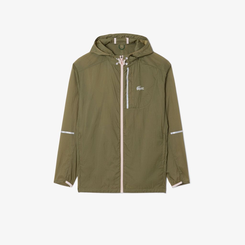 Áo Khoác Lacoste Nữ Có Mũ Chống Thấm Nước