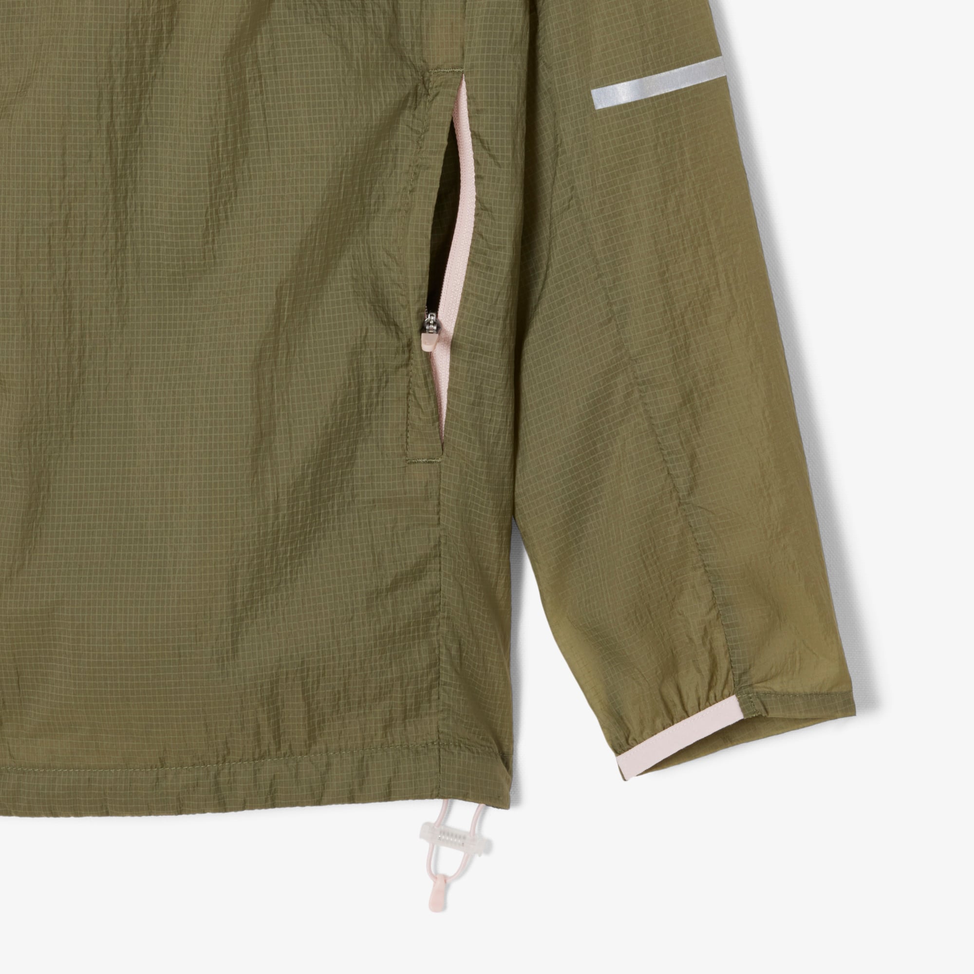 Áo Khoác Lacoste Nữ Có Mũ Chống Thấm Nước