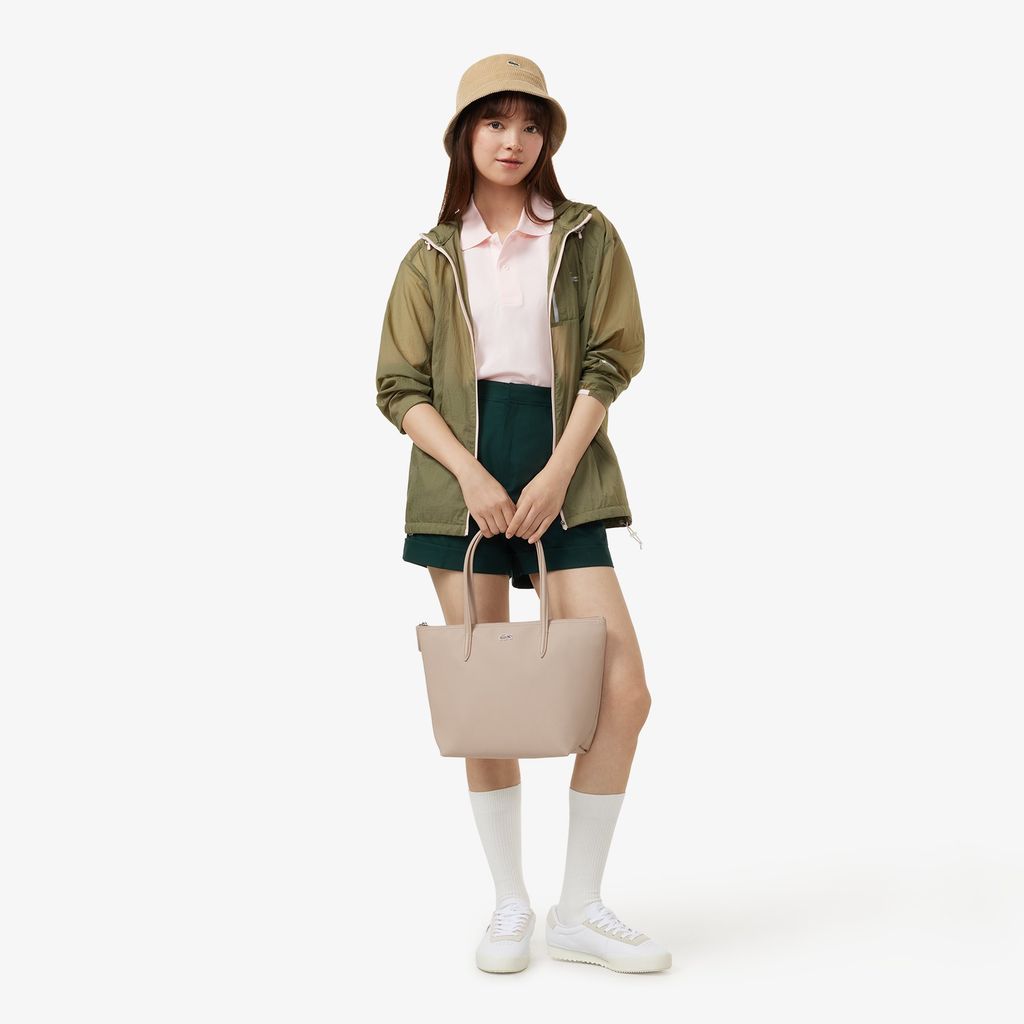 Áo Khoác Lacoste Nữ Có Mũ Chống Thấm Nước