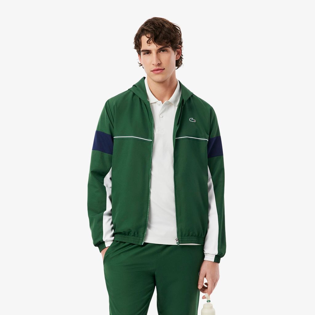 Áo Khoác Thể Thao Lacoste Nam Dáng Suông Có Họa Tiết Color-Block