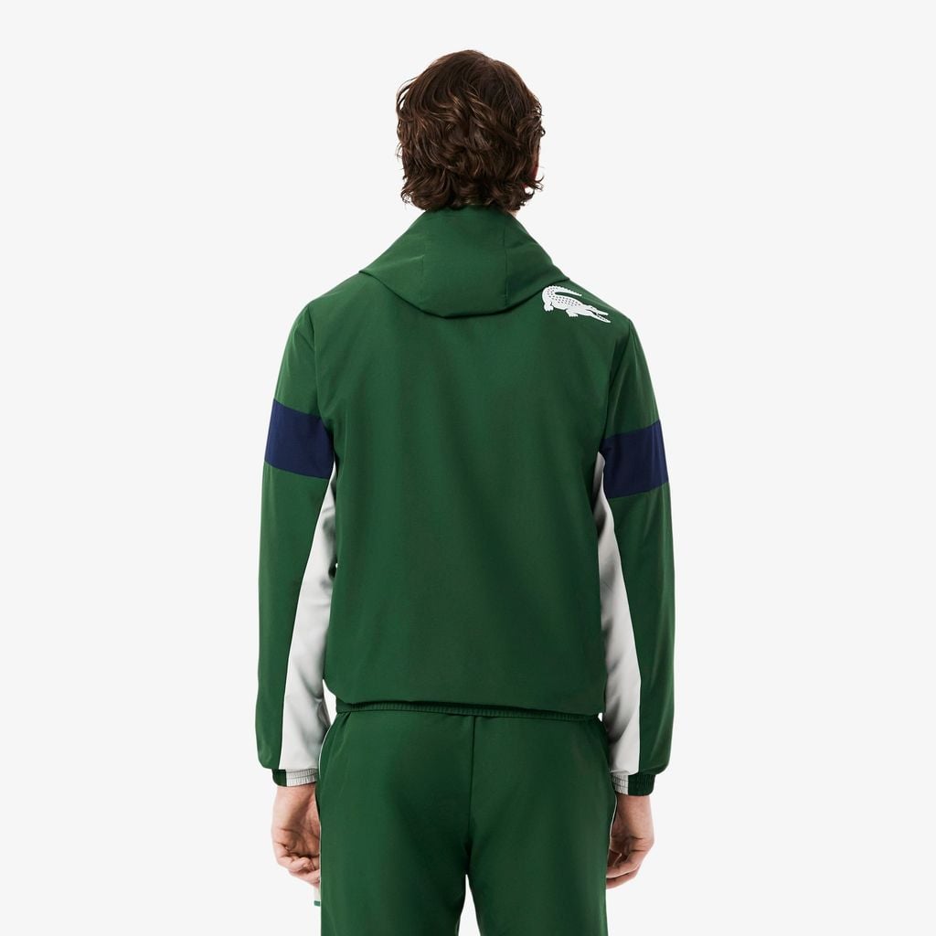 Áo Khoác Thể Thao Lacoste Nam Dáng Suông Có Họa Tiết Color-Block