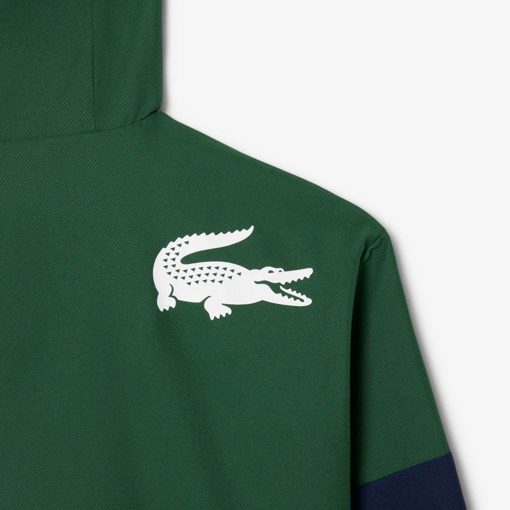 Áo Khoác Thể Thao Lacoste Nam Dáng Suông Có Họa Tiết Color-Block