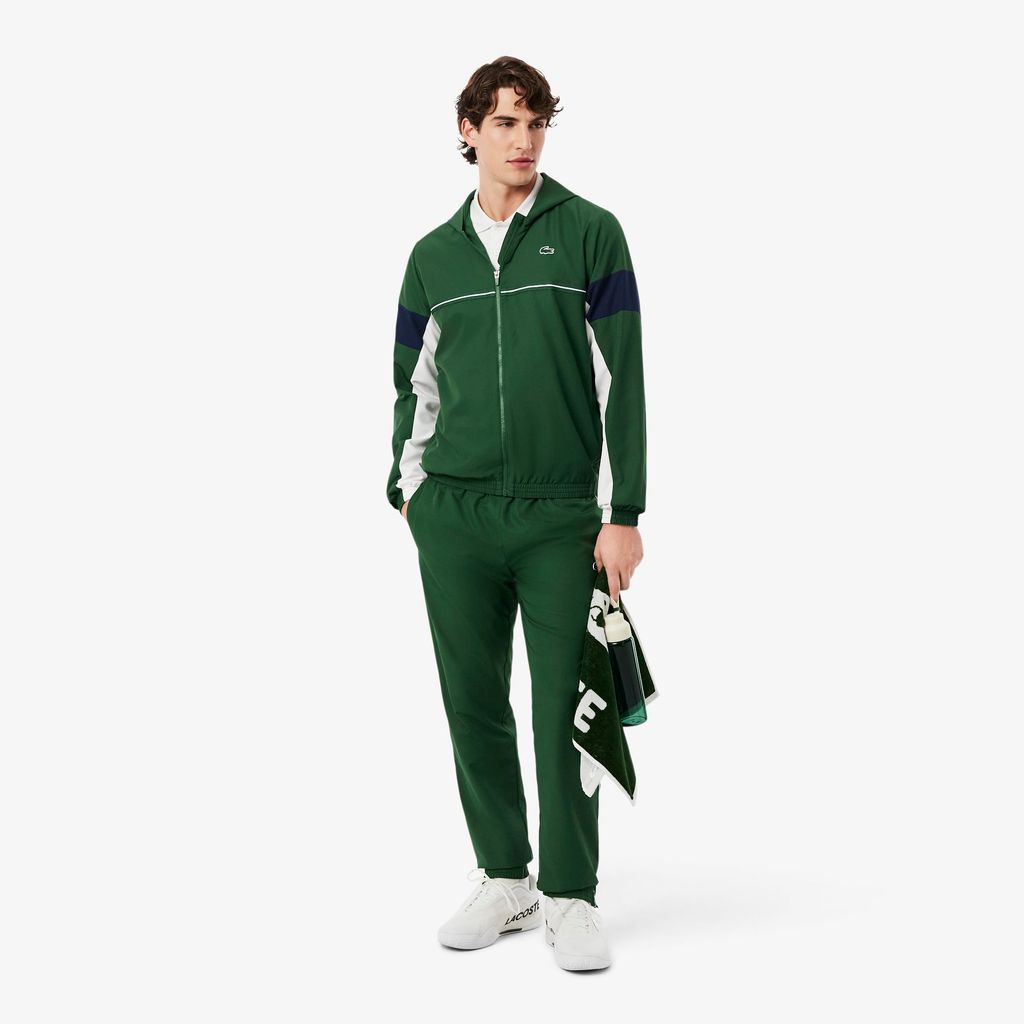 Áo Khoác Thể Thao Lacoste Nam Dáng Suông Có Họa Tiết Color-Block