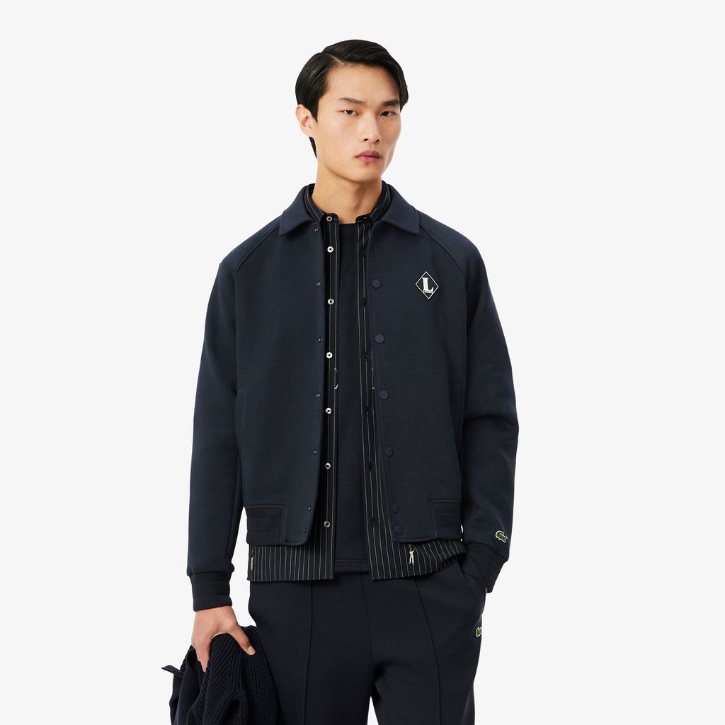 Áo Khoác Lacoste Nam Dáng Cổ Điển Sản Xuất Tại Pháp Huy Hiệu Cổ Điển