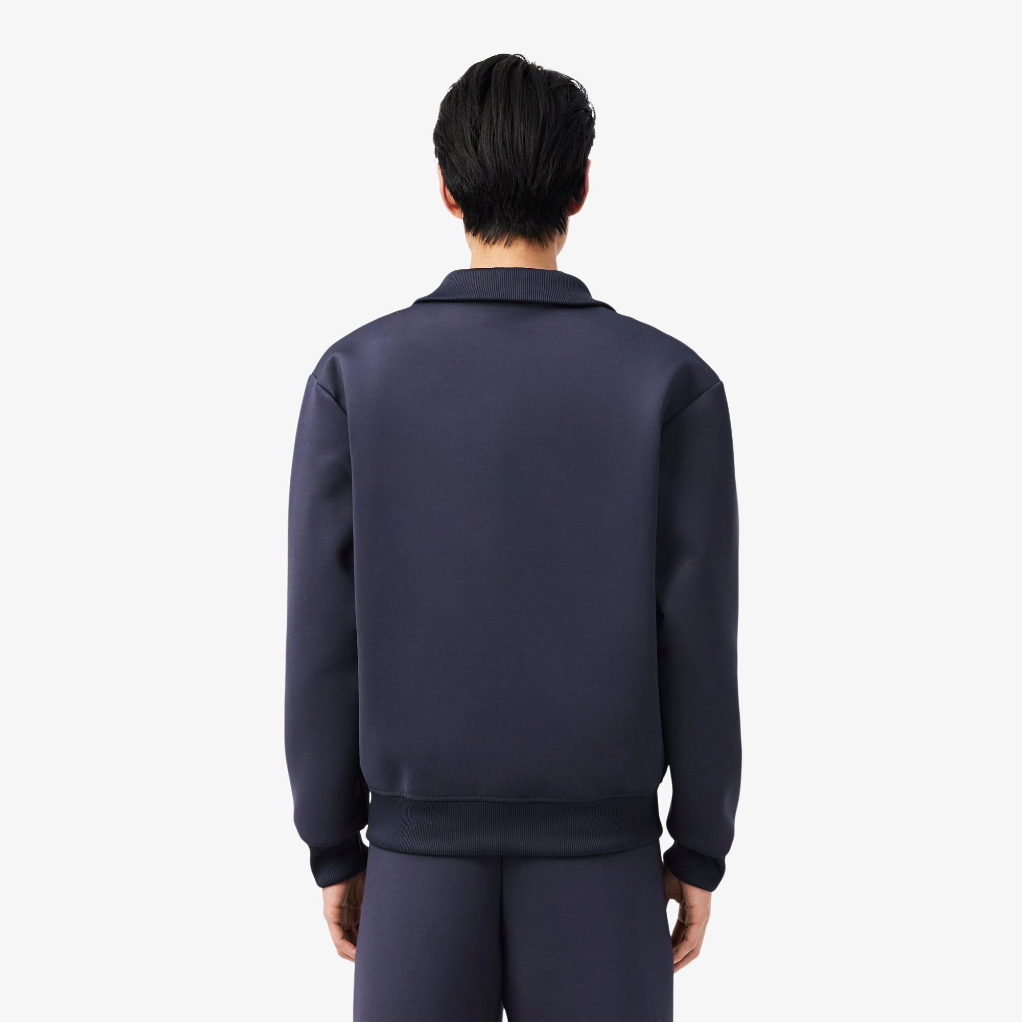 Áo Khoác Lacoste Nam Cổ Cao Chữ Ký Thêu