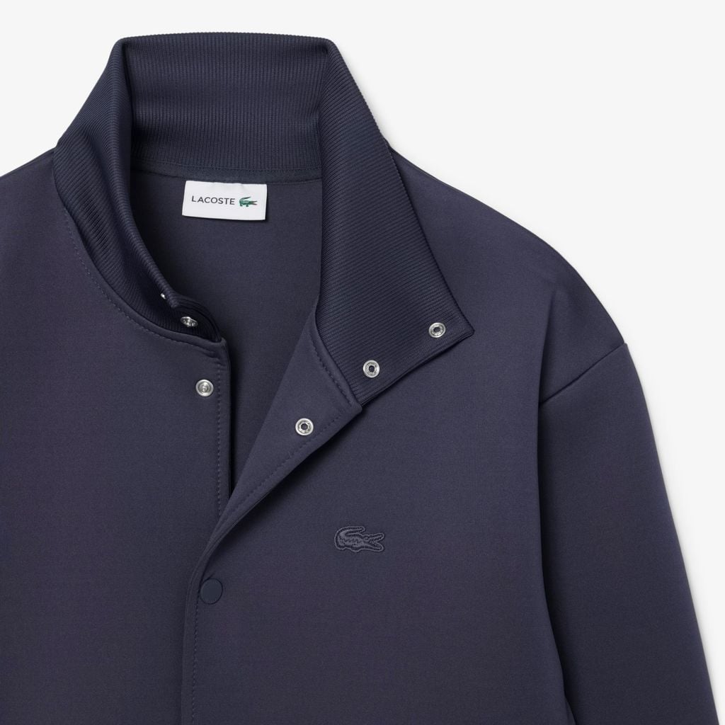 Áo Khoác Lacoste Nam Cổ Cao Chữ Ký Thêu