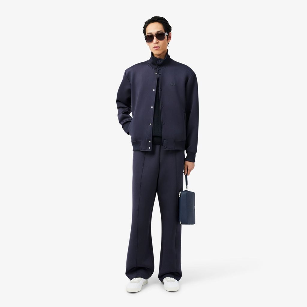 Áo Khoác Lacoste Nam Cổ Cao Chữ Ký Thêu