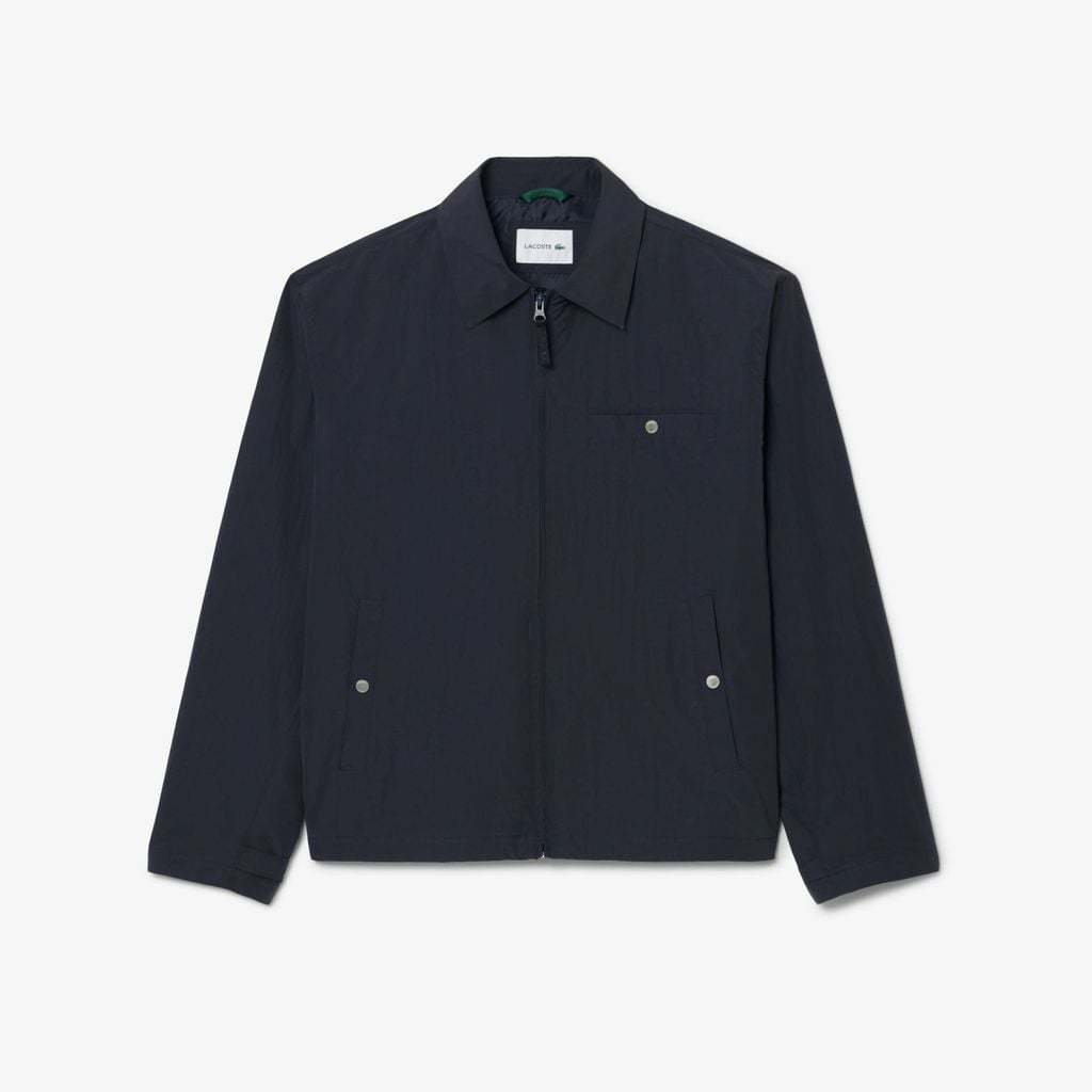 Áo Khoác Lacoste Nam Dáng Oversize Chất Liệu Taffeta Dập Nổi Chống Thấm Nước