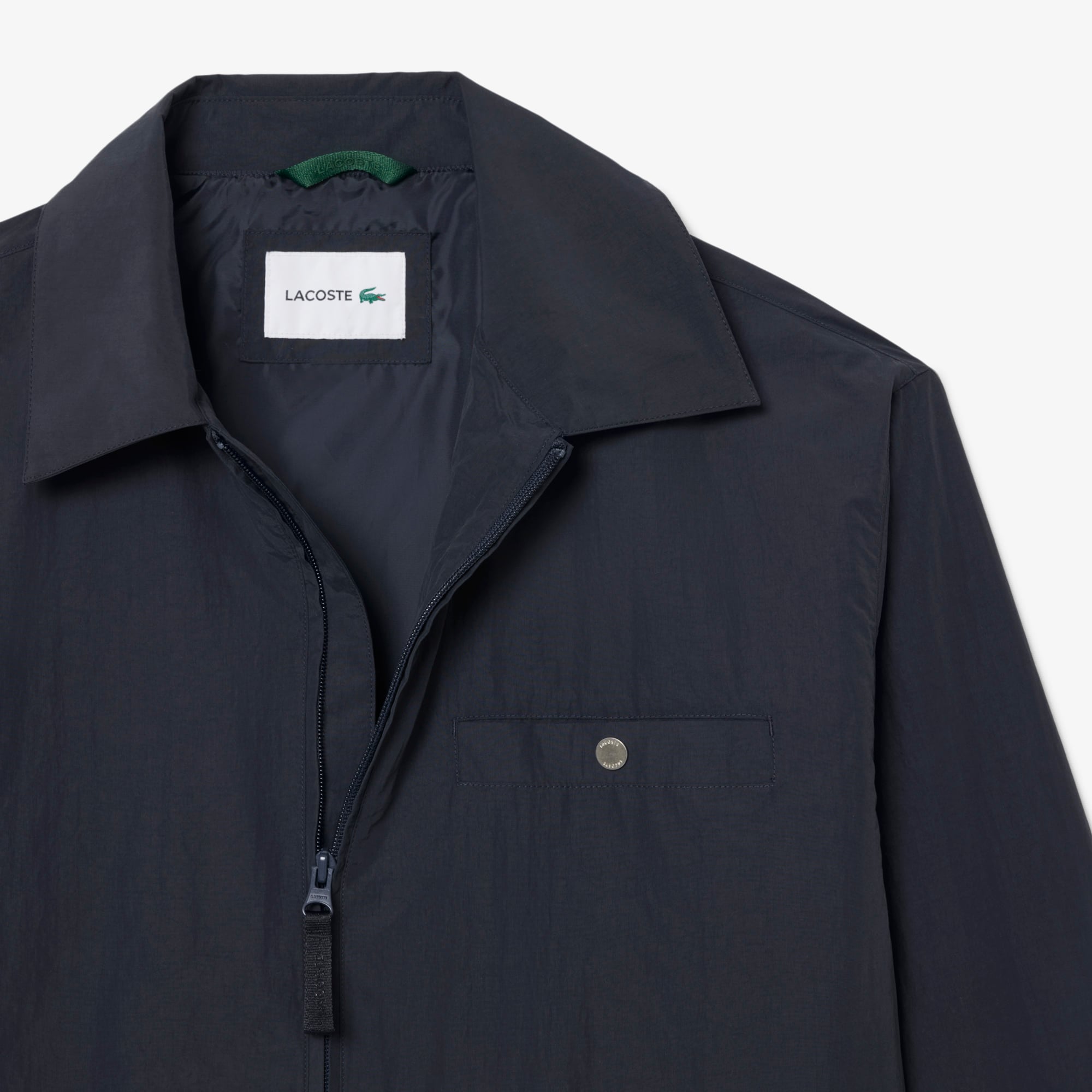 Áo Khoác Lacoste Nam Dáng Oversize Chất Liệu Taffeta Dập Nổi Chống Thấm Nước
