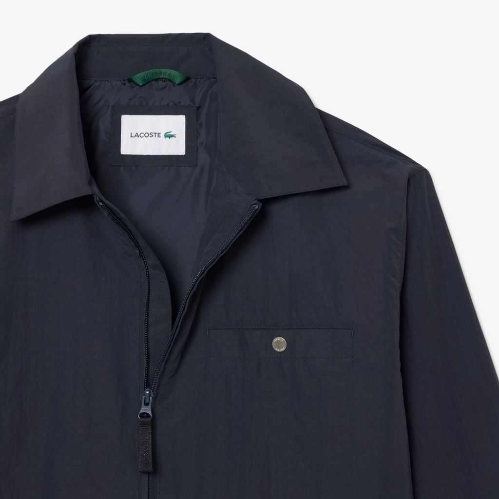Áo Khoác Lacoste Nam Dáng Oversize Chất Liệu Taffeta Dập Nổi Chống Thấm Nước