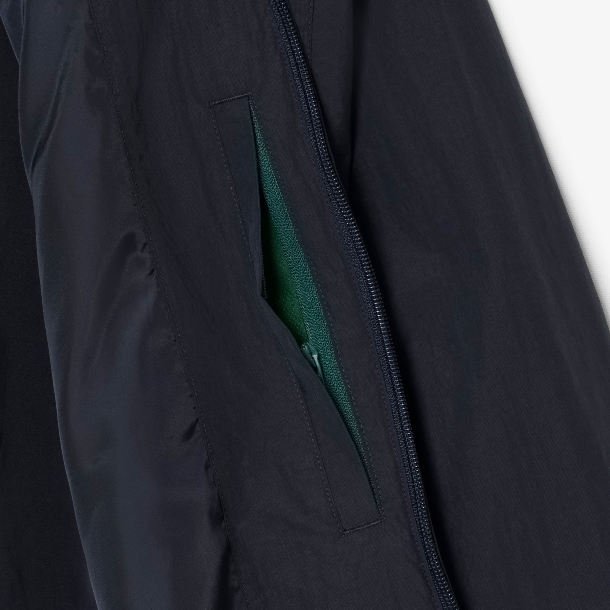 Áo Khoác Lacoste Nam Dáng Oversize Chất Liệu Taffeta Dập Nổi Chống Thấm Nước