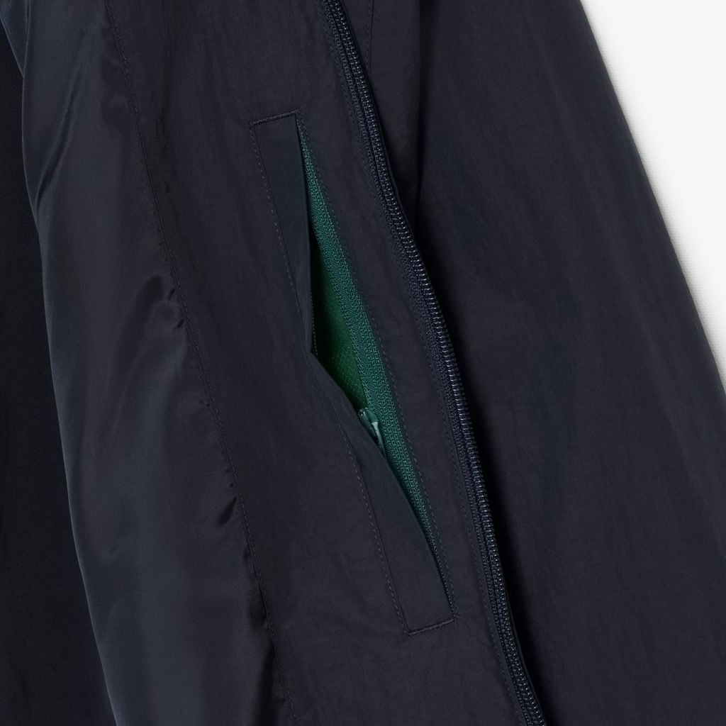 Áo Khoác Lacoste Nam Dáng Oversize Chất Liệu Taffeta Dập Nổi Chống Thấm Nước