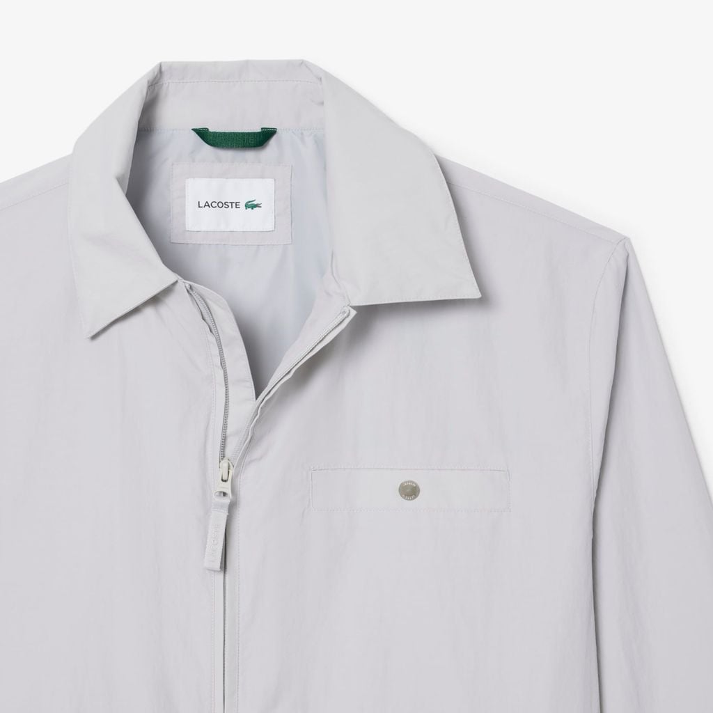 Áo Khoác Lacoste Nam Dáng Oversize Chất Liệu Taffeta Dập Nổi Chống Thấm Nước