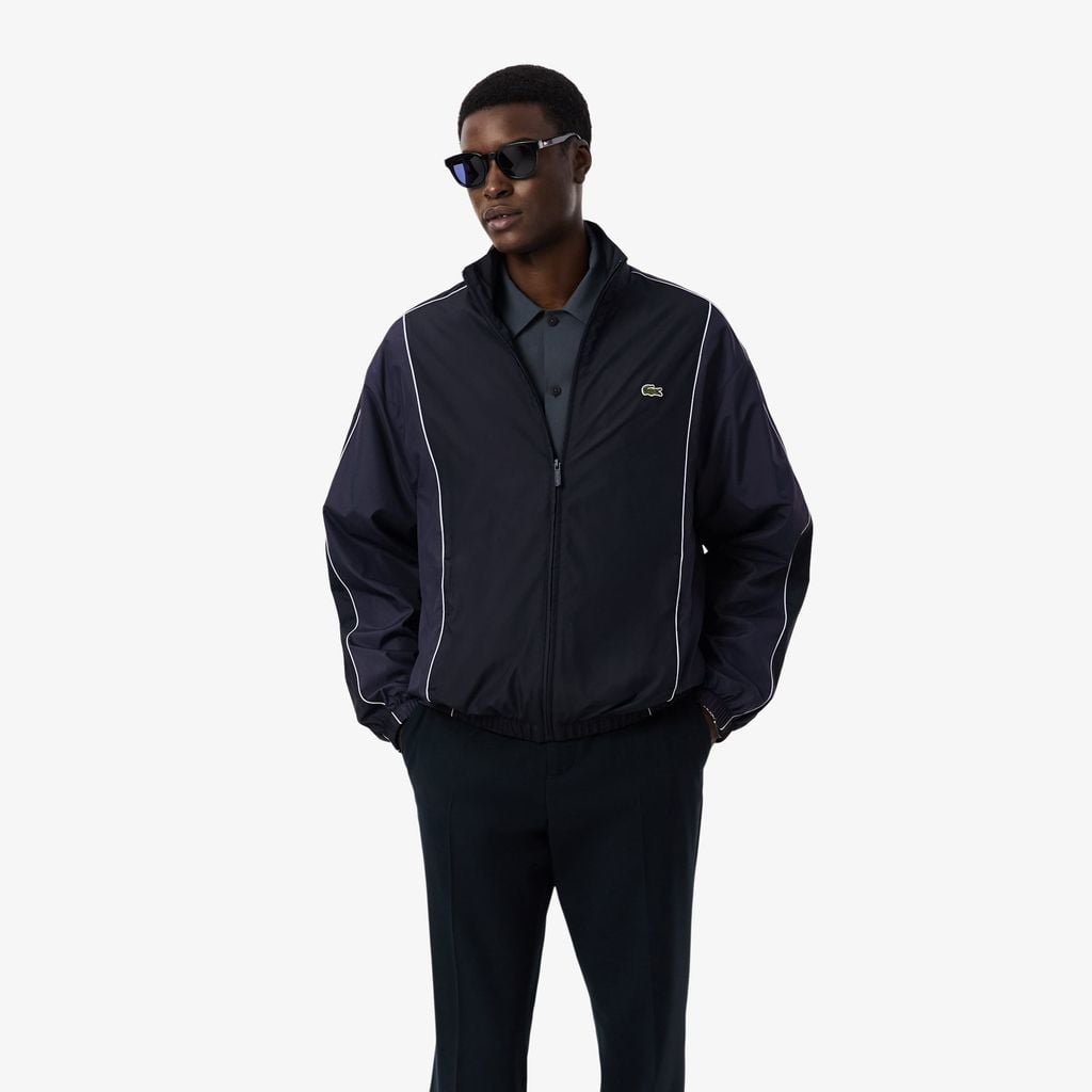 Áo Khoác Thể Thao Lacoste Nam Dáng Suông Chống Thấm Nước Có Họa Tiết Color-Block