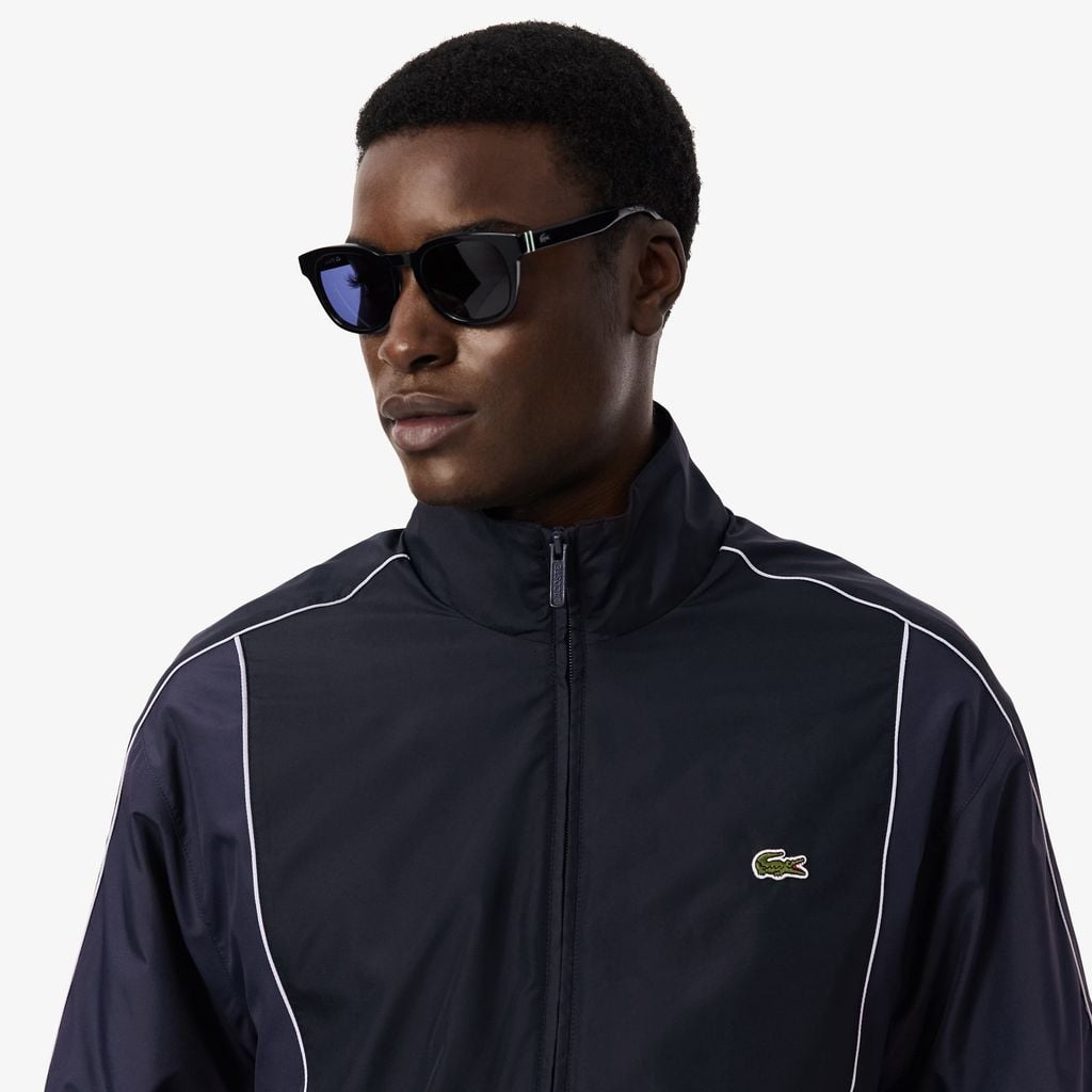 Áo Khoác Thể Thao Lacoste Nam Dáng Suông Chống Thấm Nước Có Họa Tiết Color-Block