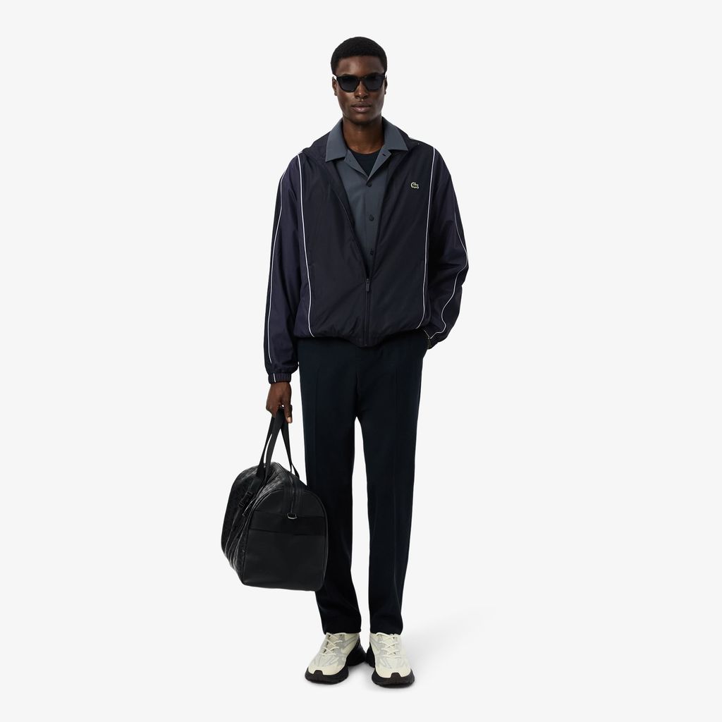 Áo Khoác Thể Thao Lacoste Nam Dáng Suông Chống Thấm Nước Có Họa Tiết Color-Block