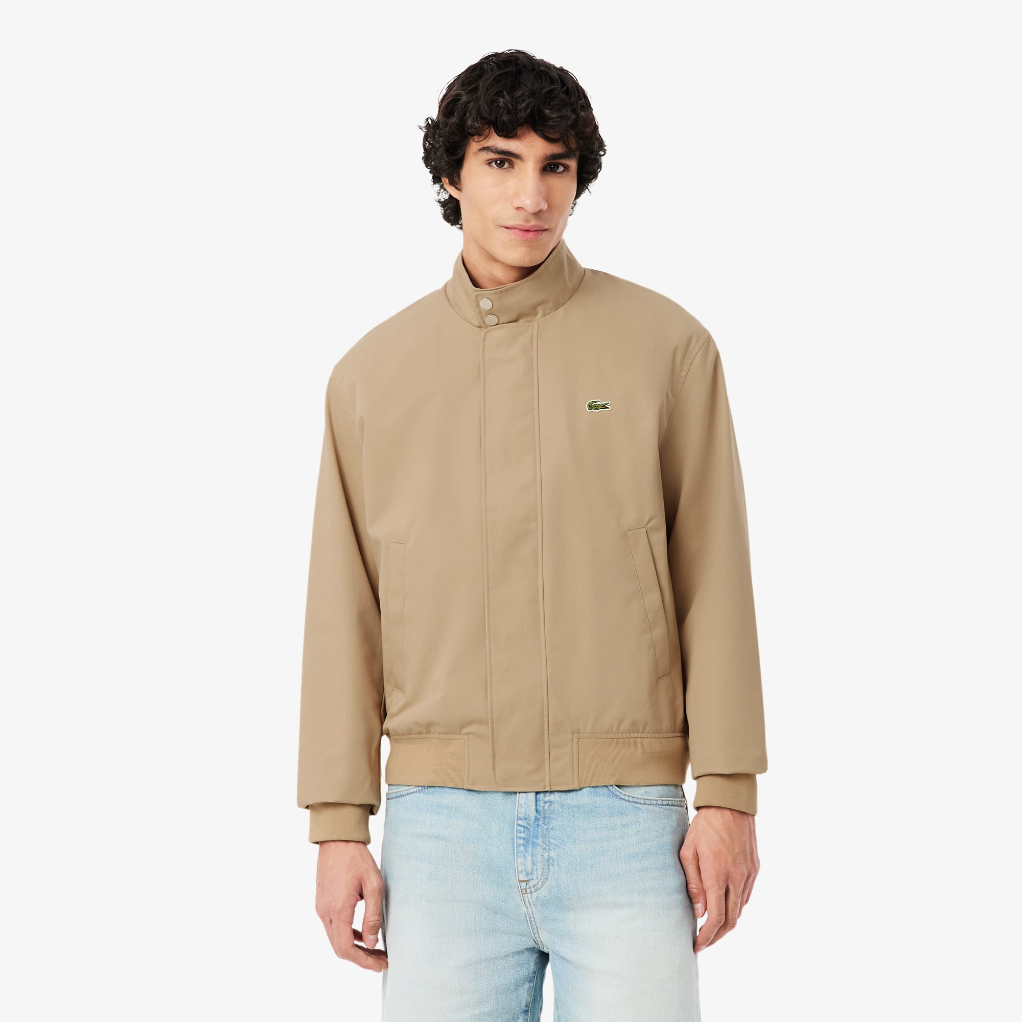 Áo Khoác Lacoste Nam Harrington Chất Liệu Twill Chống Thấm Nước