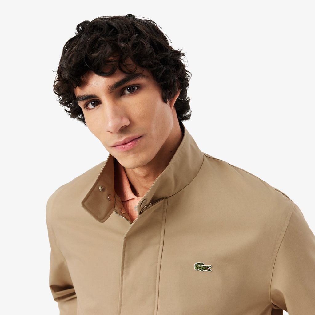 Áo Khoác Lacoste Nam Harrington Chất Liệu Twill Chống Thấm Nước