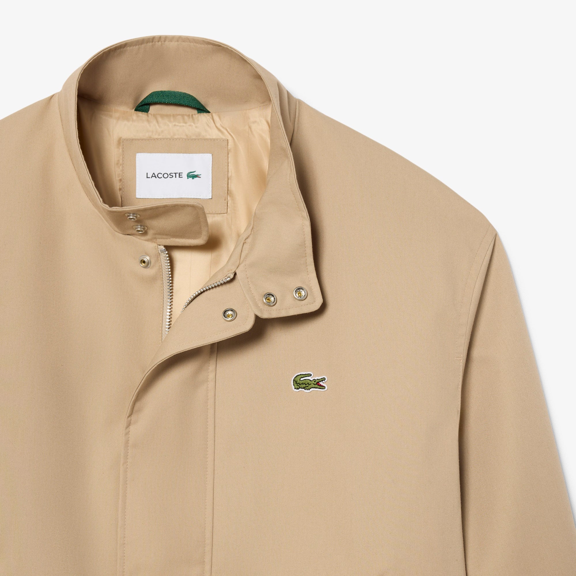 Áo Khoác Lacoste Nam Harrington Chất Liệu Twill Chống Thấm Nước