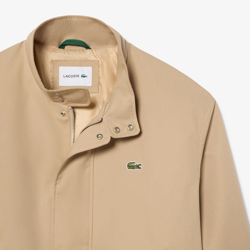 Áo Khoác Lacoste Nam Harrington Chất Liệu Twill Chống Thấm Nước