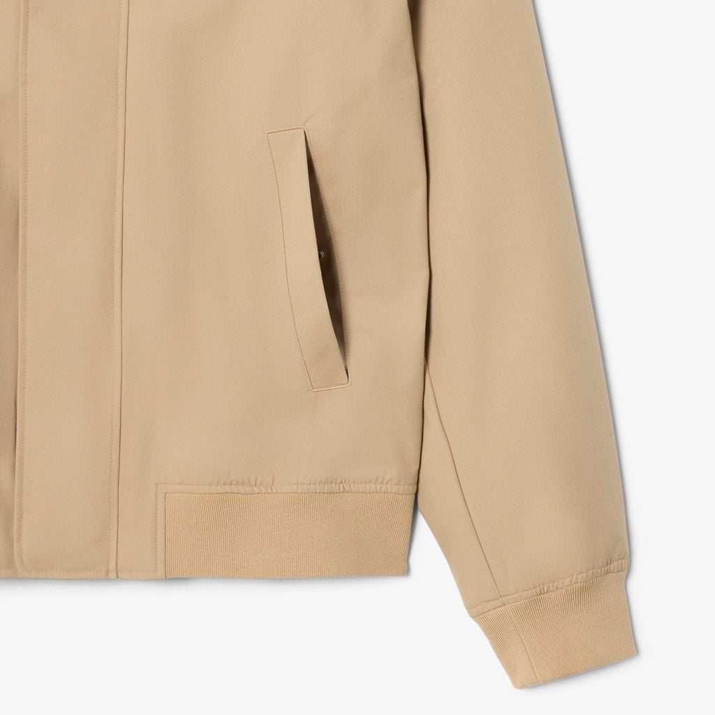 Áo Khoác Lacoste Nam Harrington Chất Liệu Twill Chống Thấm Nước