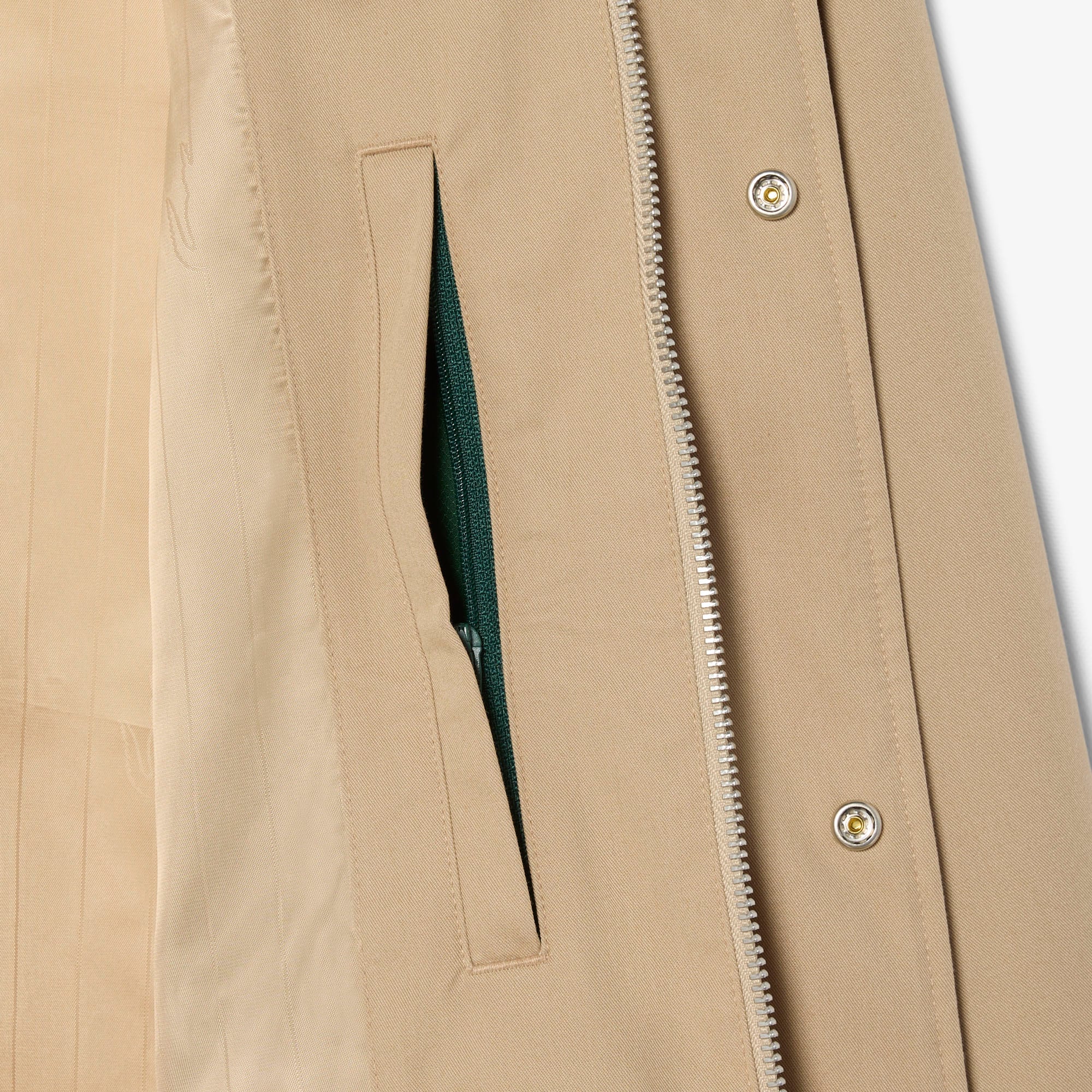 Áo Khoác Lacoste Nam Harrington Chất Liệu Twill Chống Thấm Nước