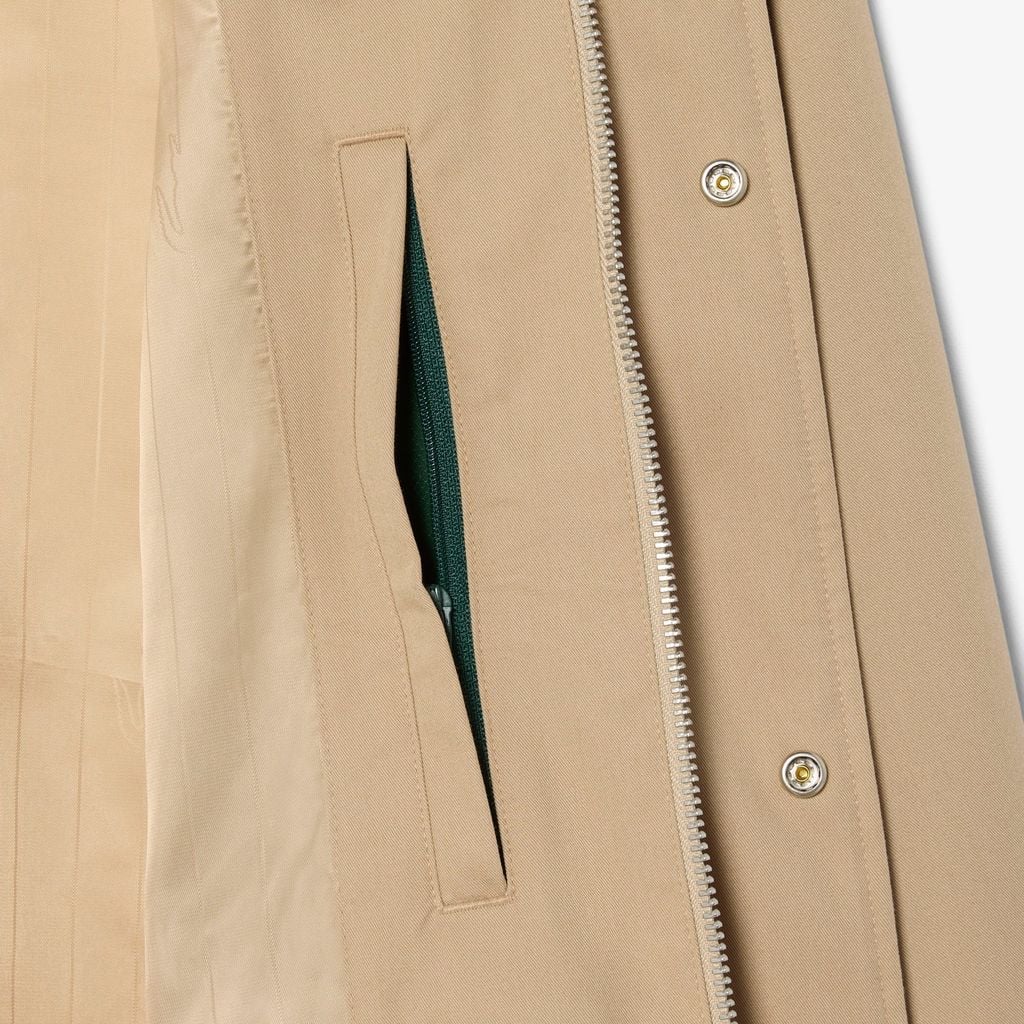 Áo Khoác Lacoste Nam Harrington Chất Liệu Twill Chống Thấm Nước