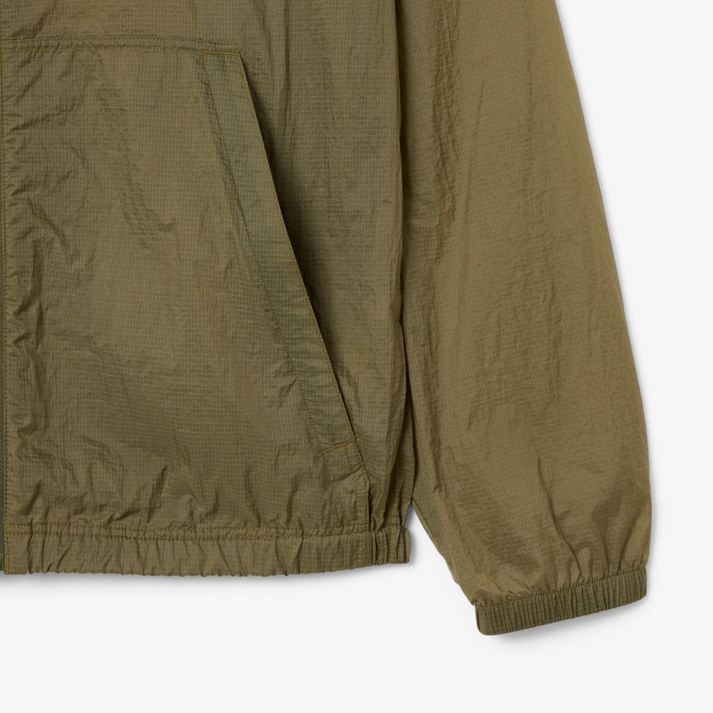 Áo Khoác Có Mũ Lacoste Nam Chất Liệu Nhẹ, Chống Nước